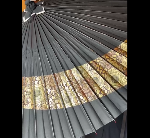 蛇の目傘 古典柄 巴