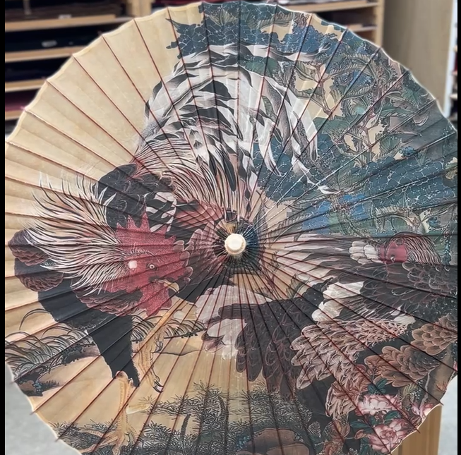 伊藤 若冲 「紫陽花双鶏図」