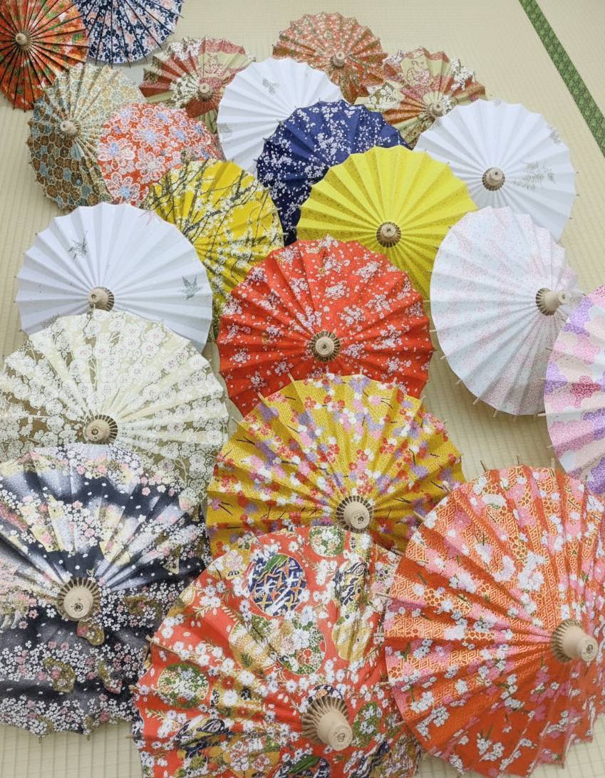 ミニチュアサイズの和傘製作