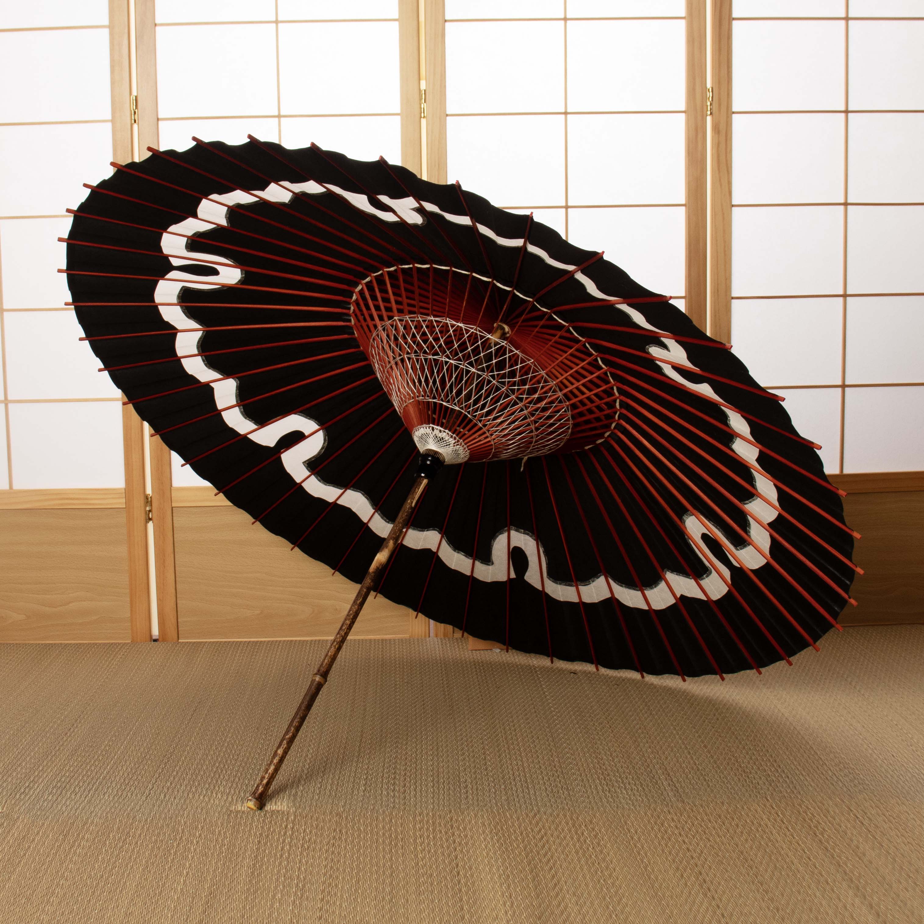 特選蛇の目 雪輪 『玄雪』