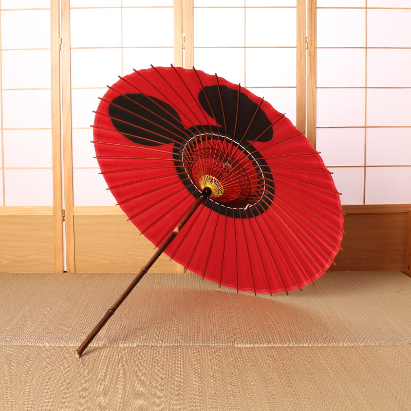 ディズニー/京都伝統工芸 和日傘①ミッキー蛇の目柄