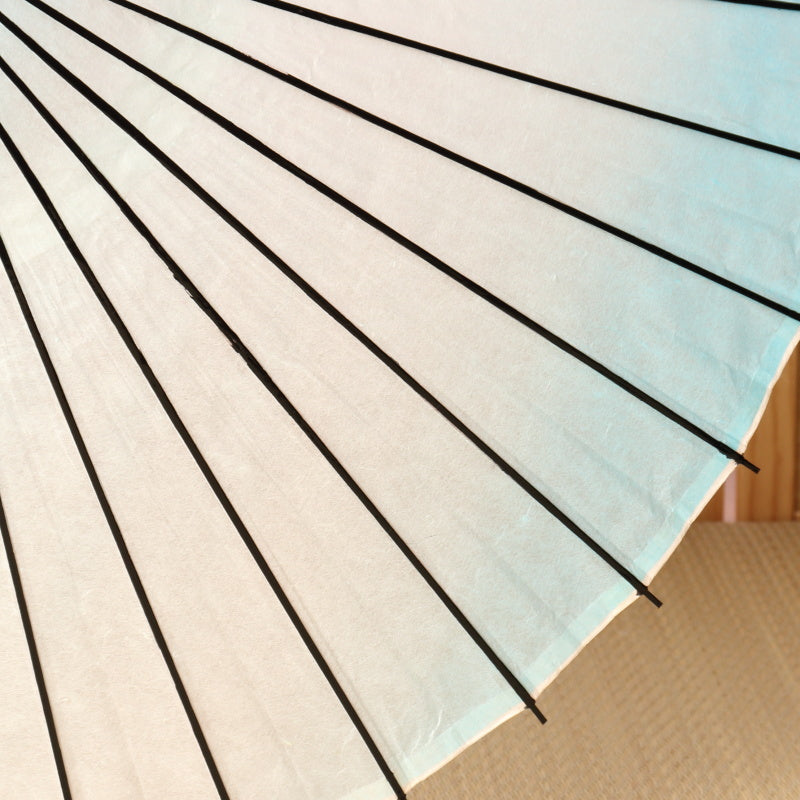 黒竹和日傘 『虹色染め』空色