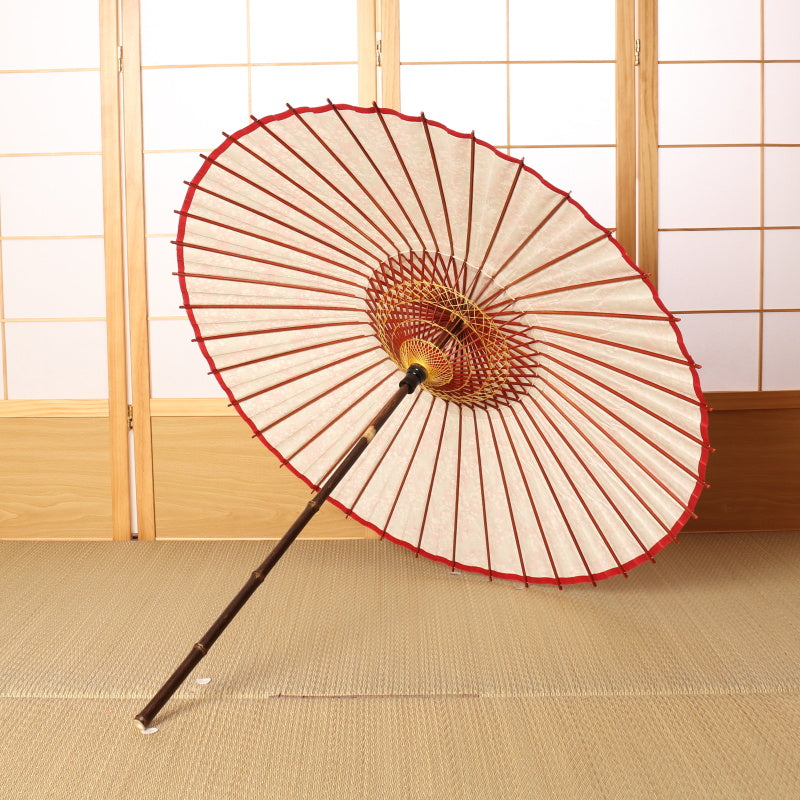 White plum blossoms/Gold color Kyoto style Yuzen