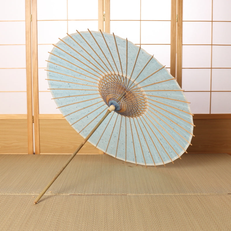 京都黒谷 特選日傘『雲龍/七夕入り 水色』