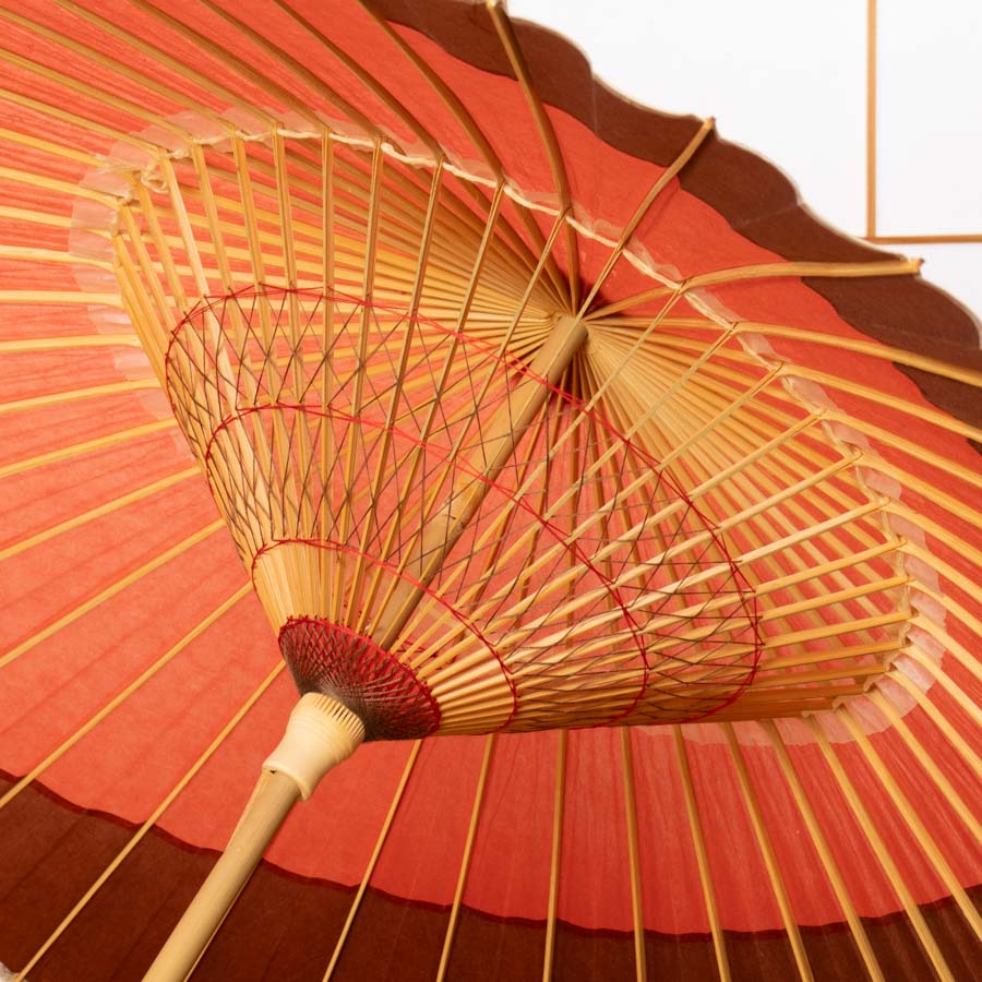 辻倉『極み/黒谷』 特選月奴/橙に団十郎茶