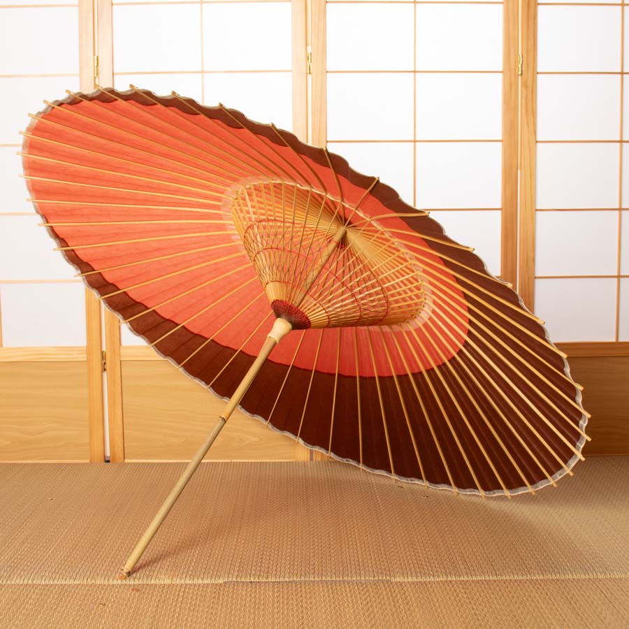 辻倉『極み/黒谷』 特選月奴/橙に団十郎茶