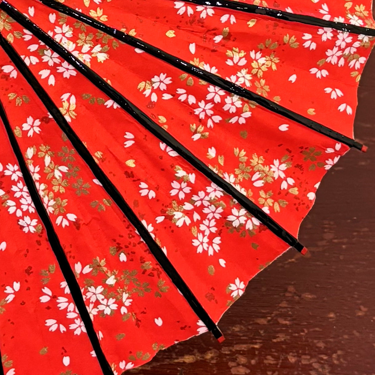 姫和傘 『桜かすみ』 赤