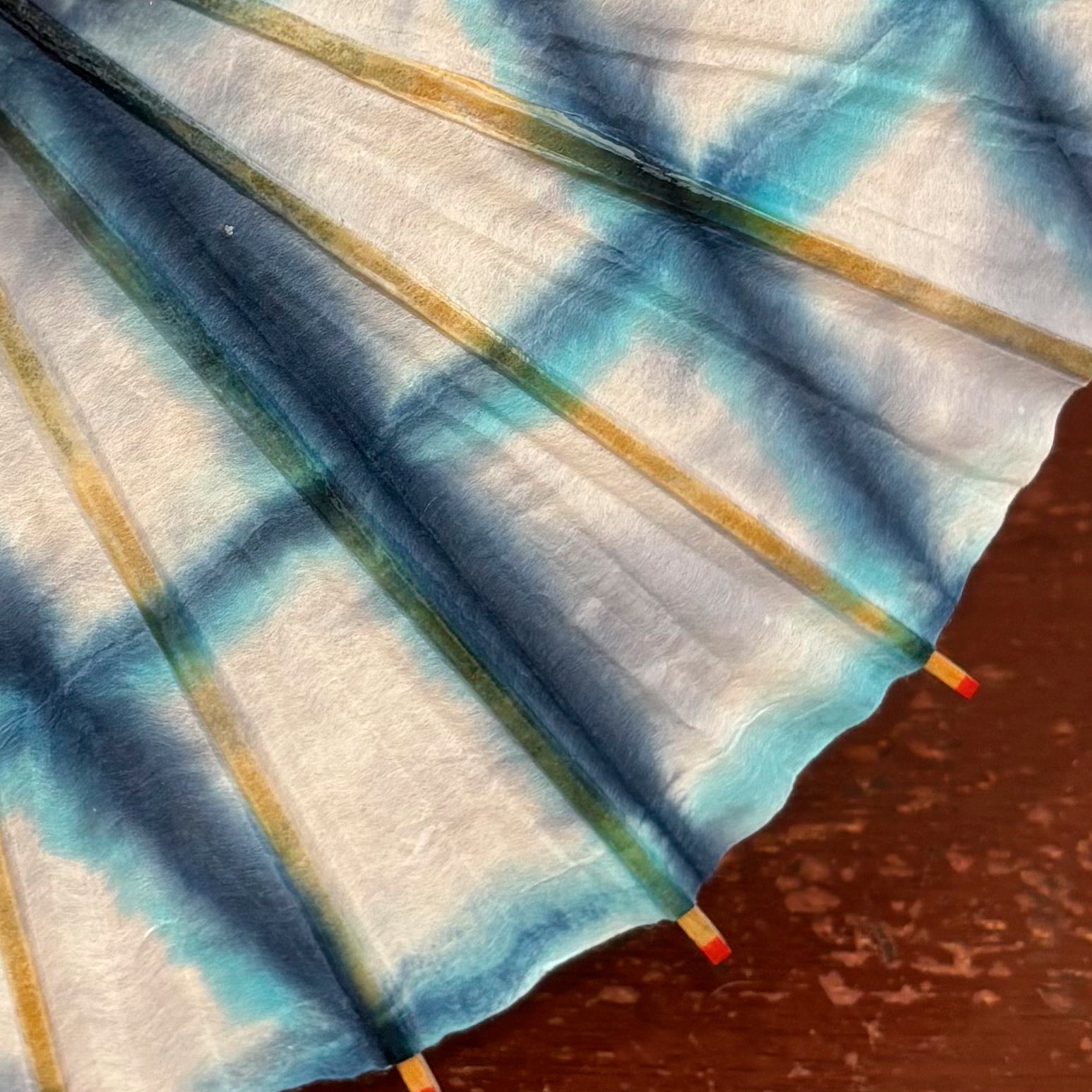 Hime Wagasa ‘Board-dyed Shibori’ Light Blue