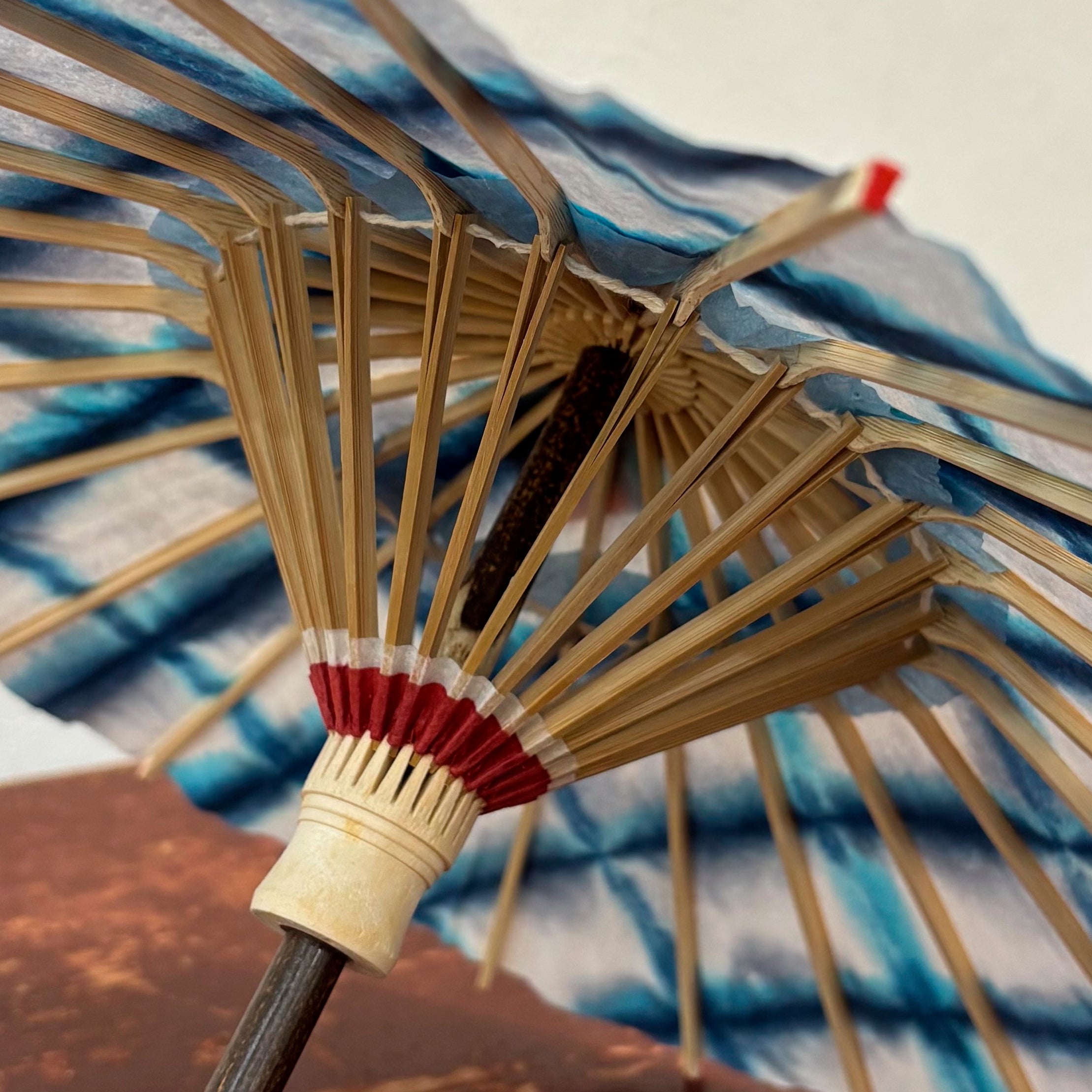 Hime Wagasa ‘Board-dyed Shibori’ Light Blue