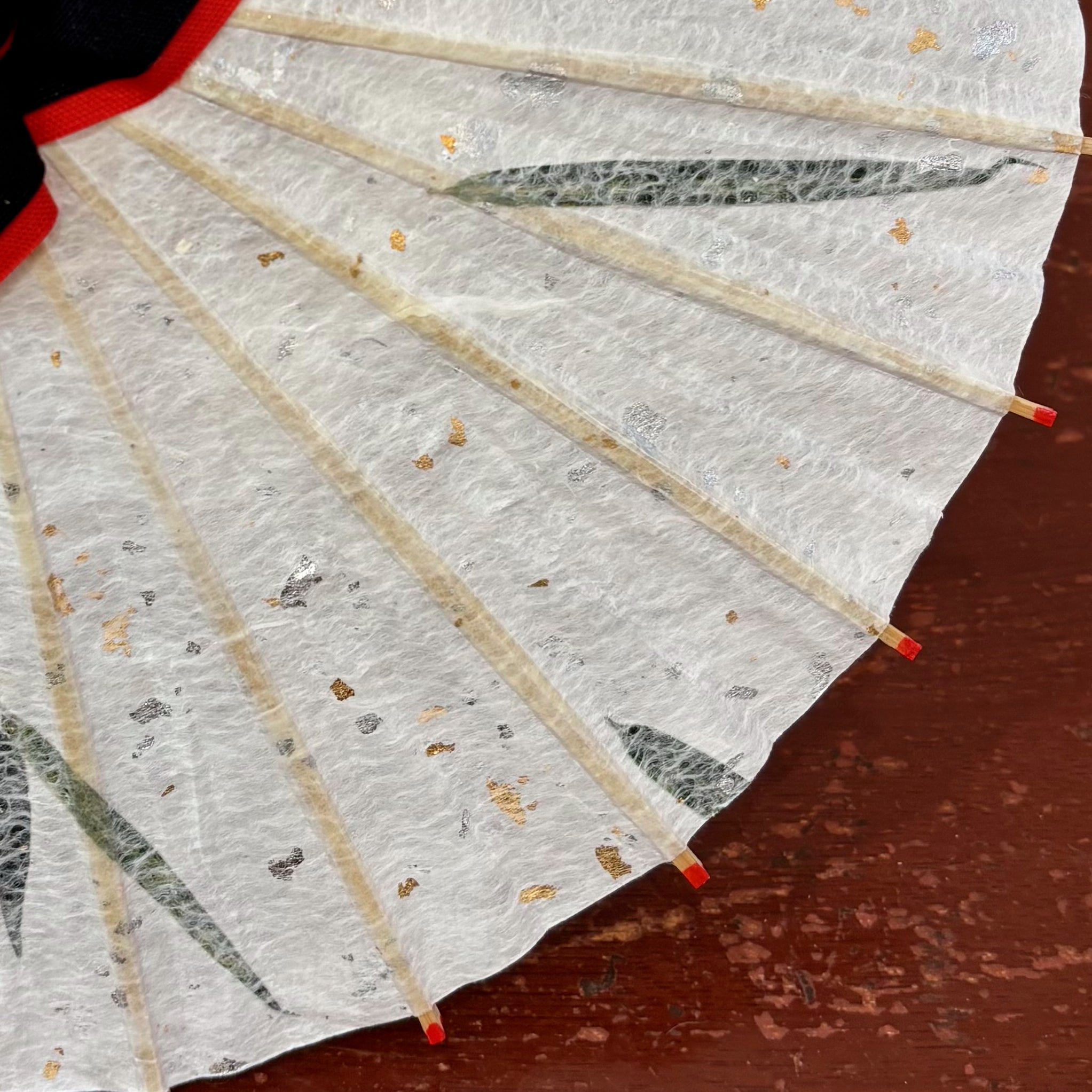 姫和傘 『葉入り/笹』クリア漆