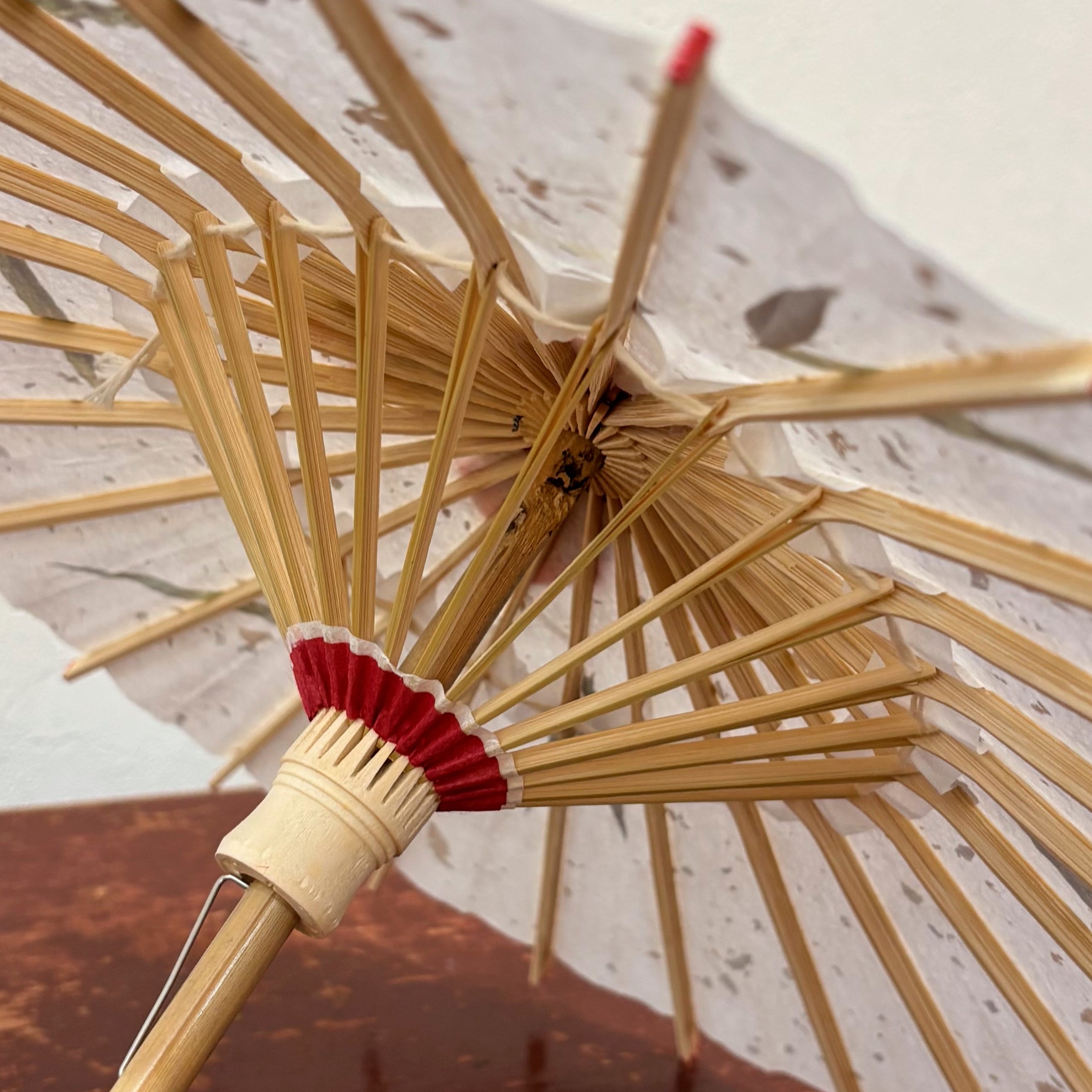 姫和傘 『葉入り/笹』クリア漆