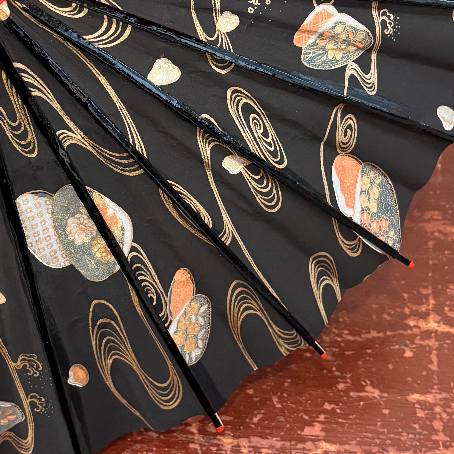 姫和傘 大寸『金彩貝合わせ』