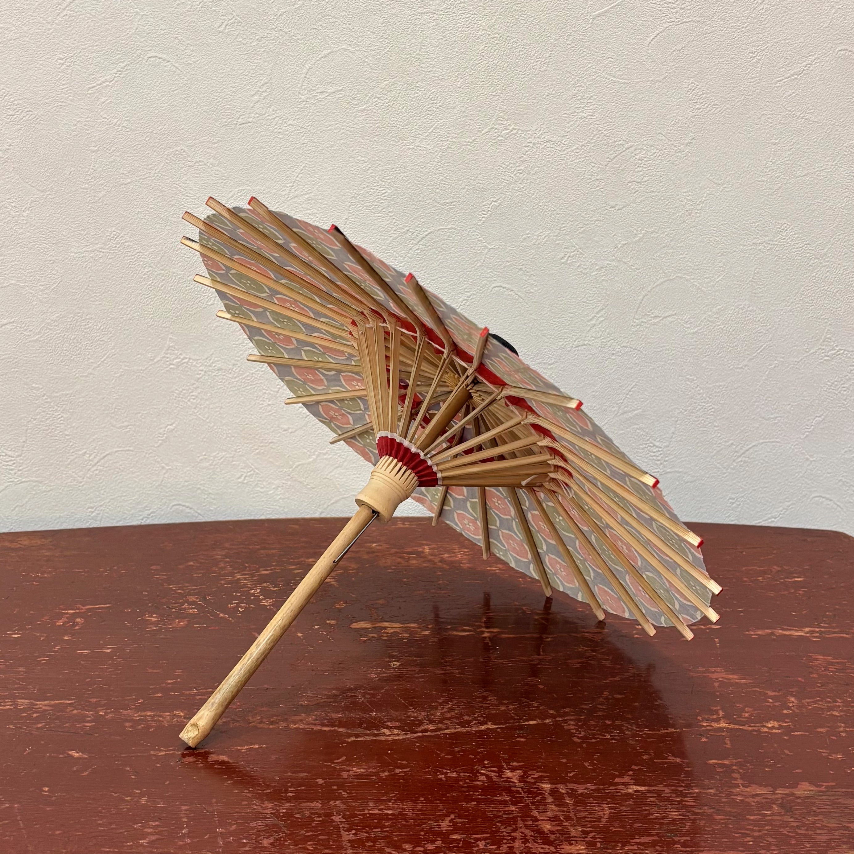 Himewa Umbrella Bell Sound/Red White Bamboo