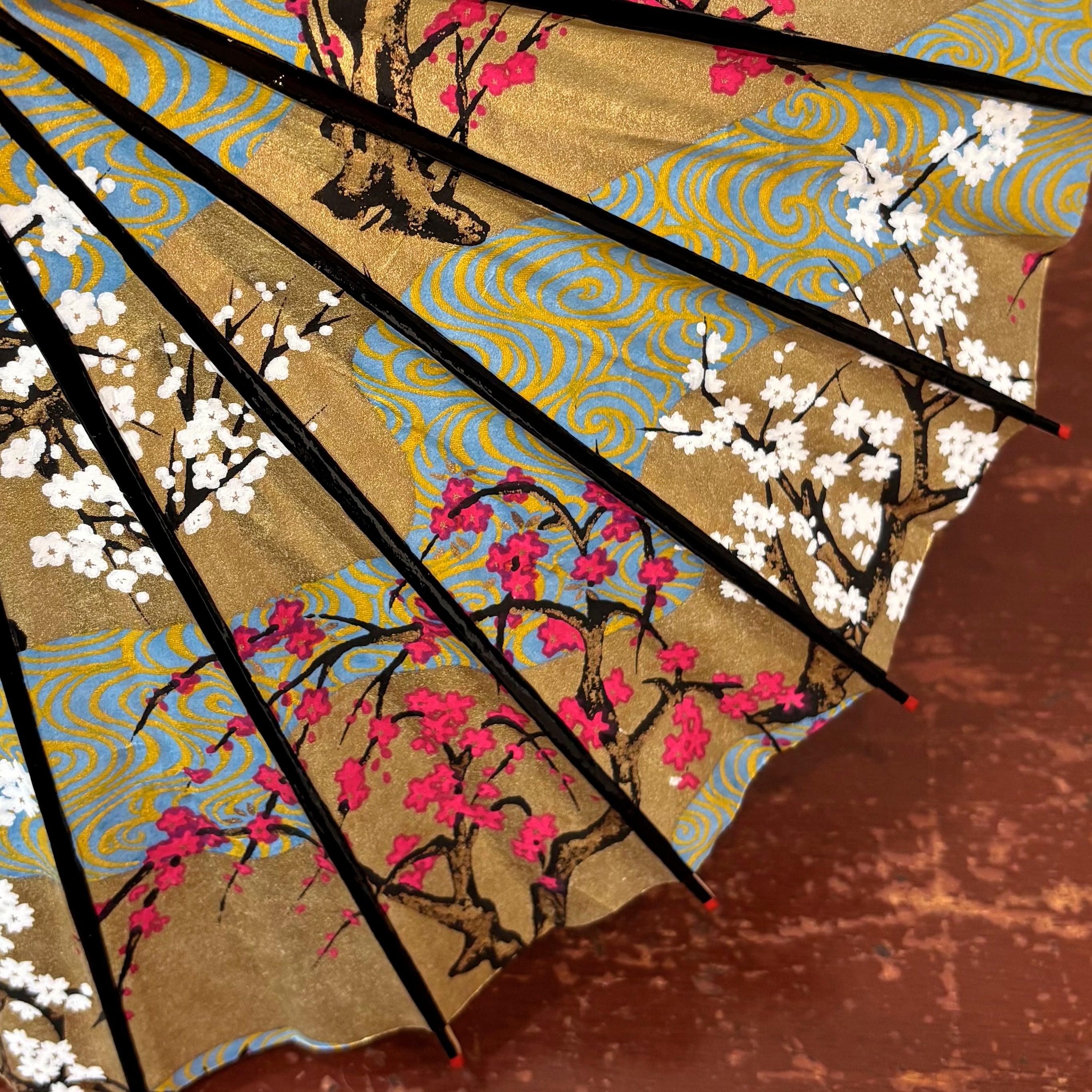 Double Cherry Blossoms/ Mini Wagasa