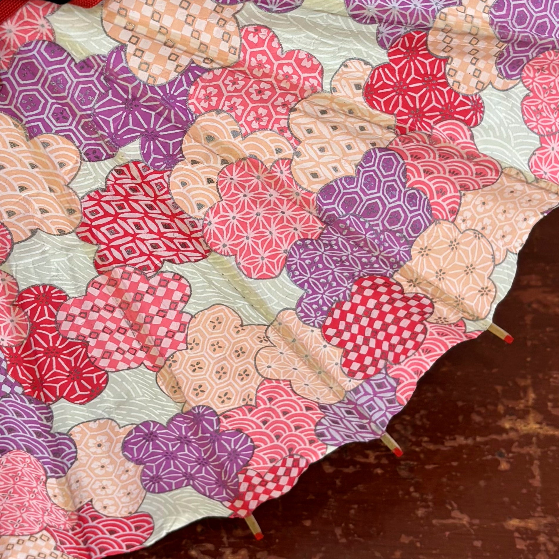 姫和傘 光琳梅重ね/ピンク