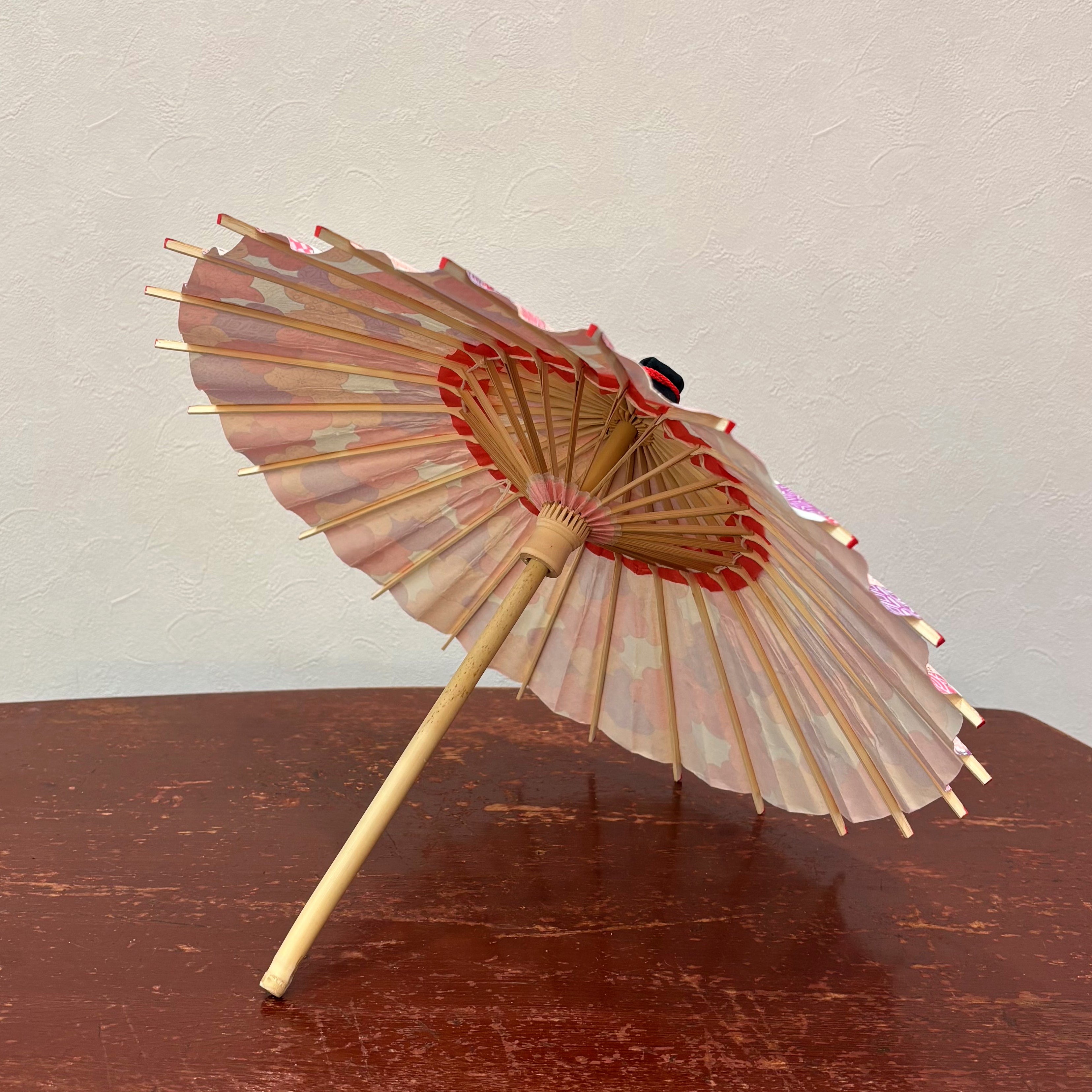 姫和傘 光琳梅重ね/ピンク