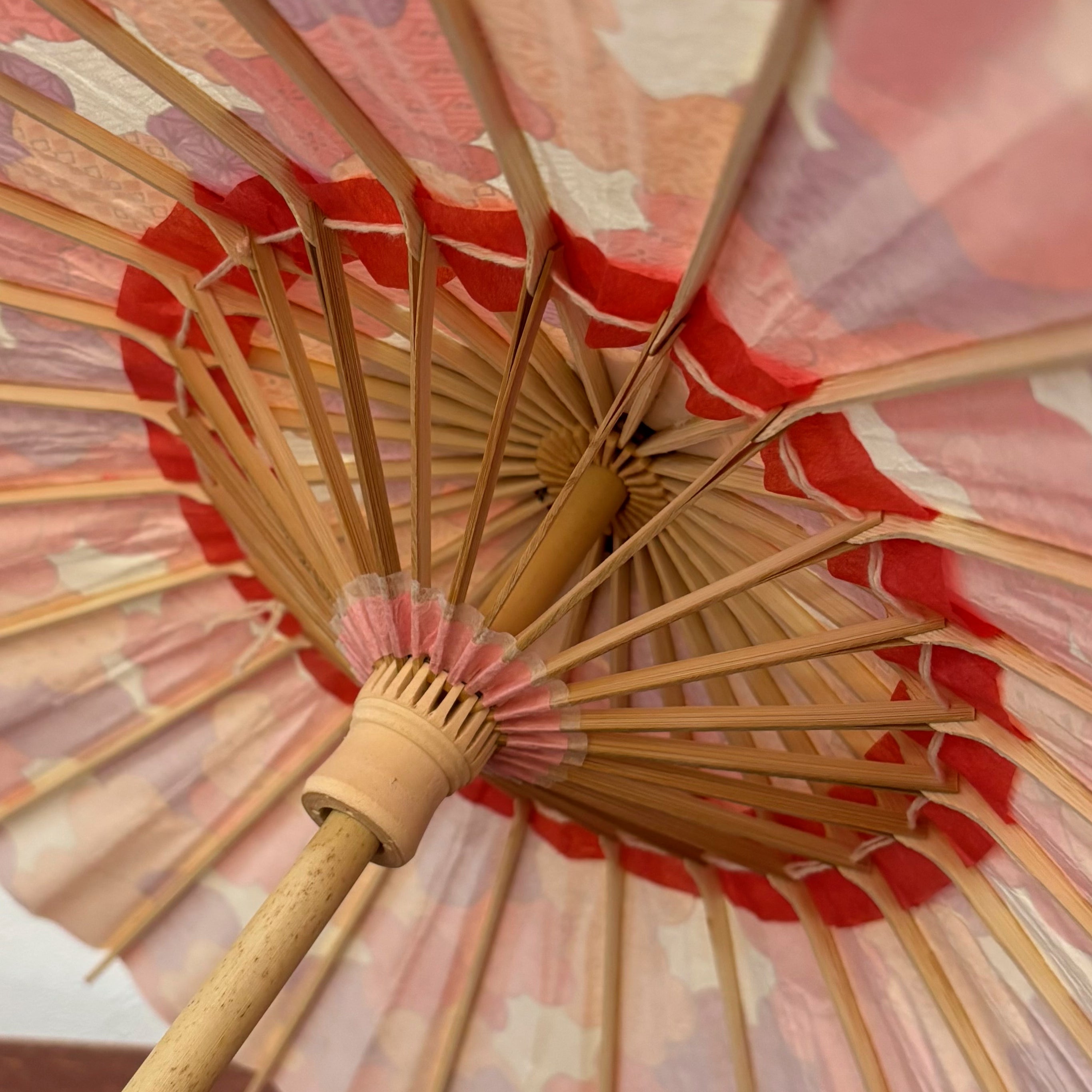 姫和傘 光琳梅重ね/ピンク