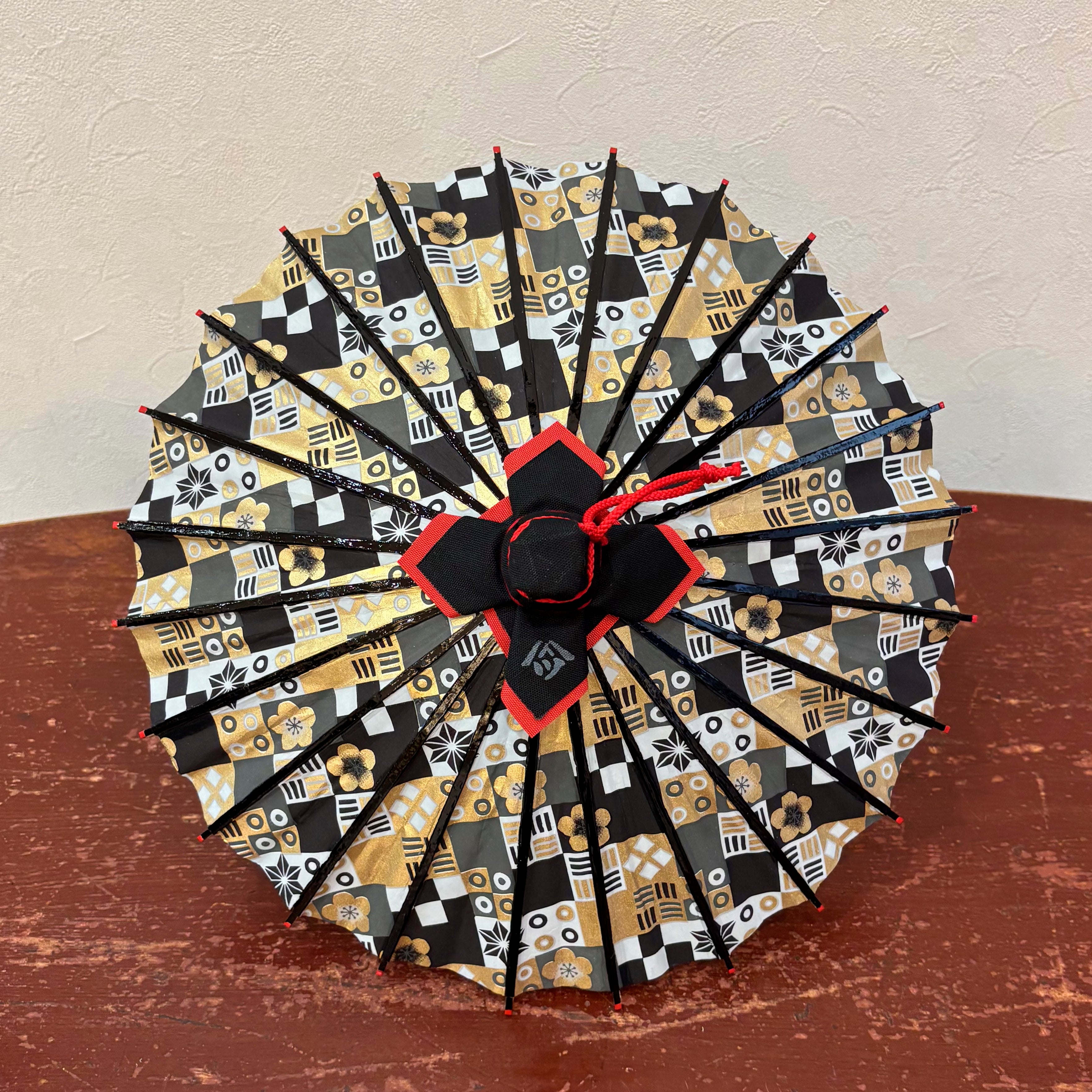 姫和傘 『金彩/モダン梅』