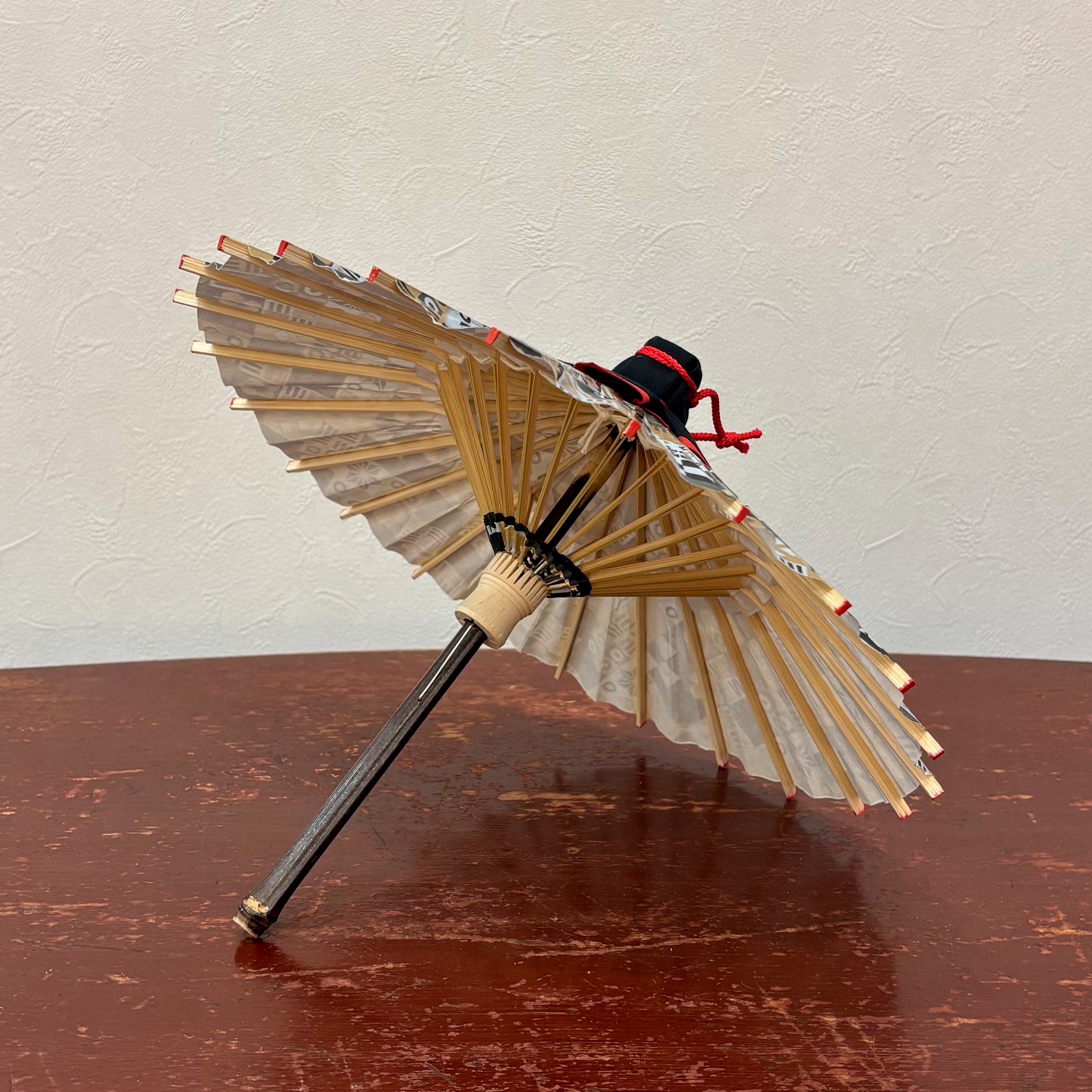 姫和傘 『金彩/モダン梅』クリア漆