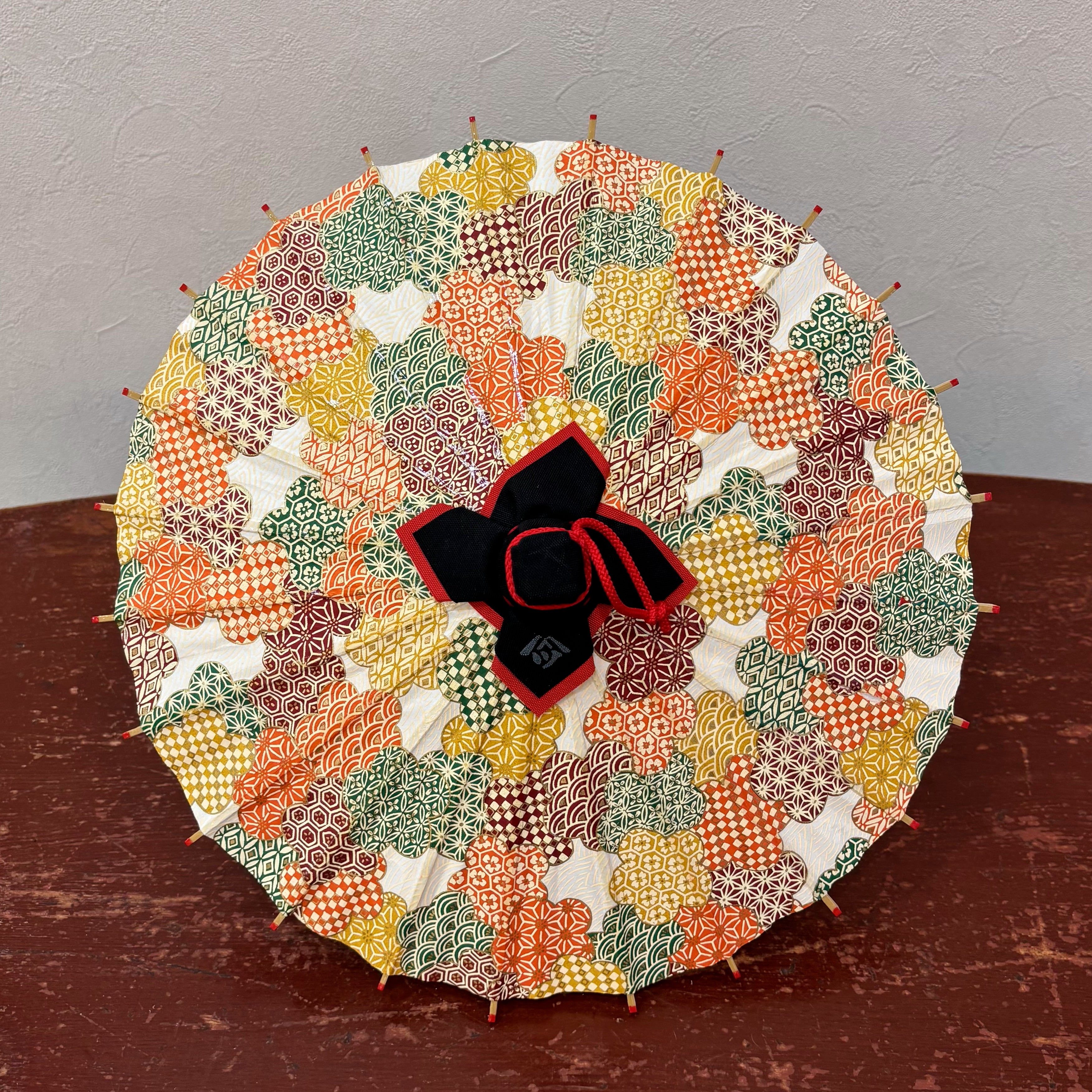 姫和傘 『光琳梅重ね』クリア漆