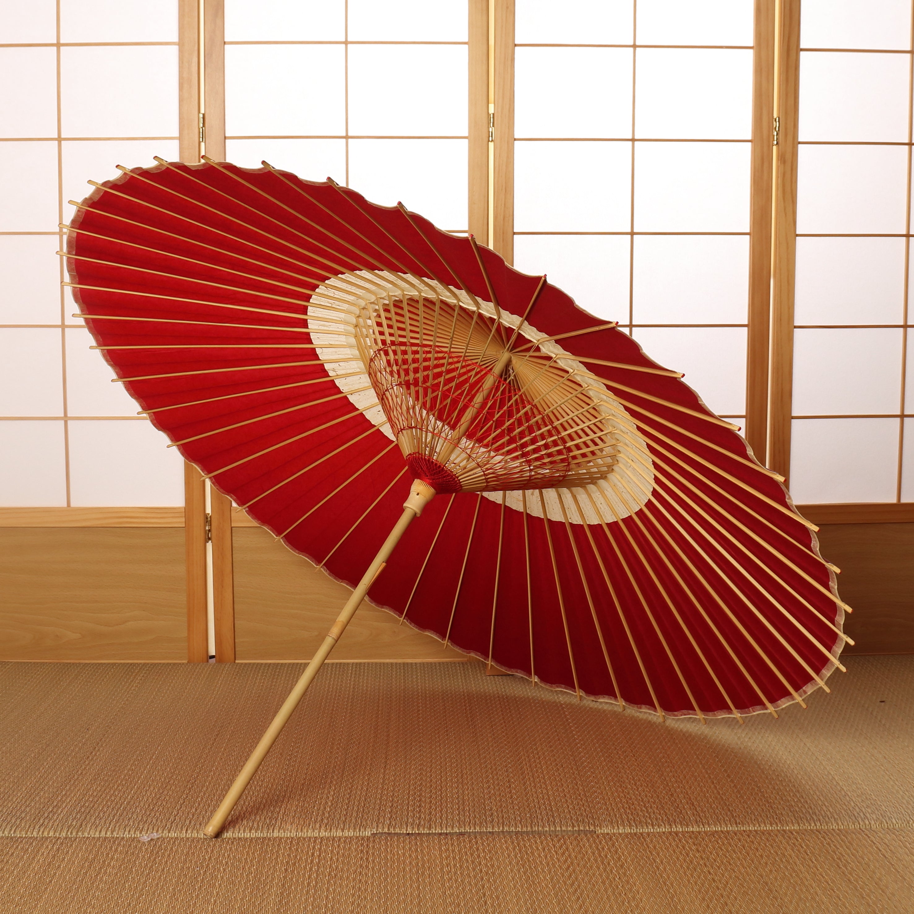 辻倉『極み』蛇の目柄/黒谷/紅冴