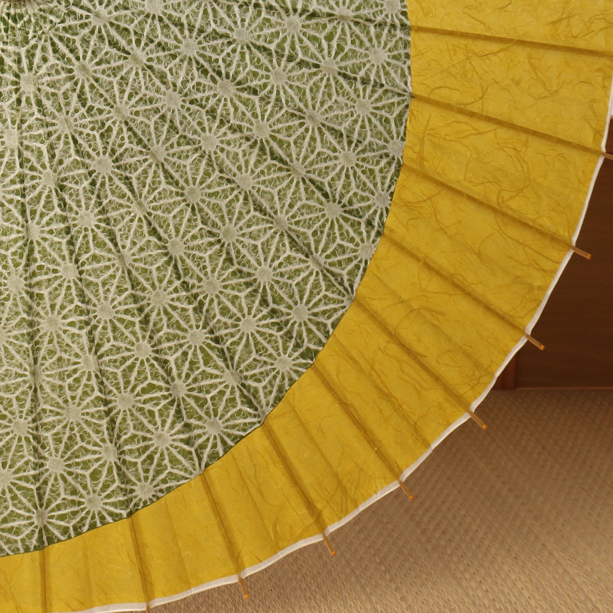 落水紙重ね 『月奴』麻の葉 金紗