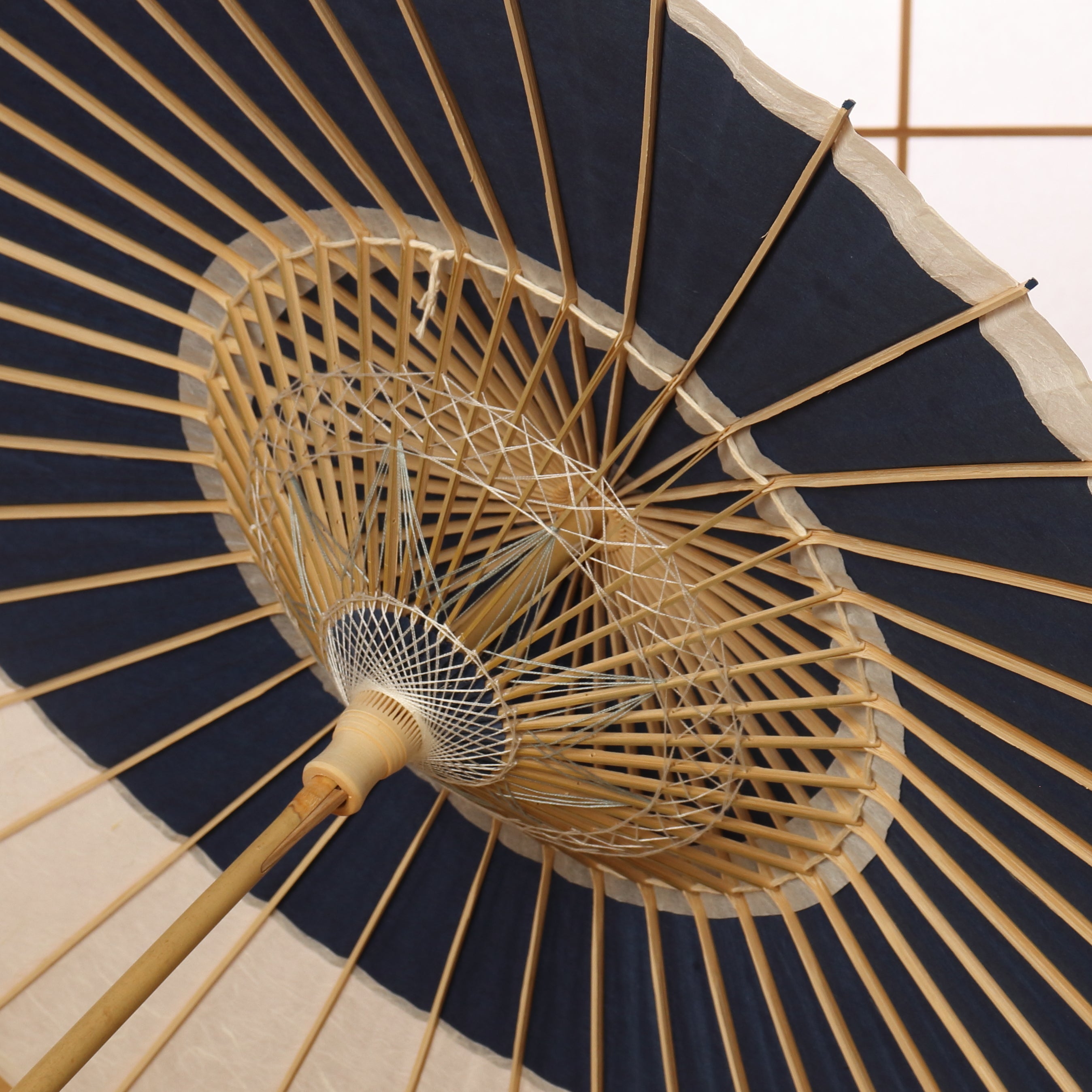 落水紙重ね『月奴』青海波 藍影