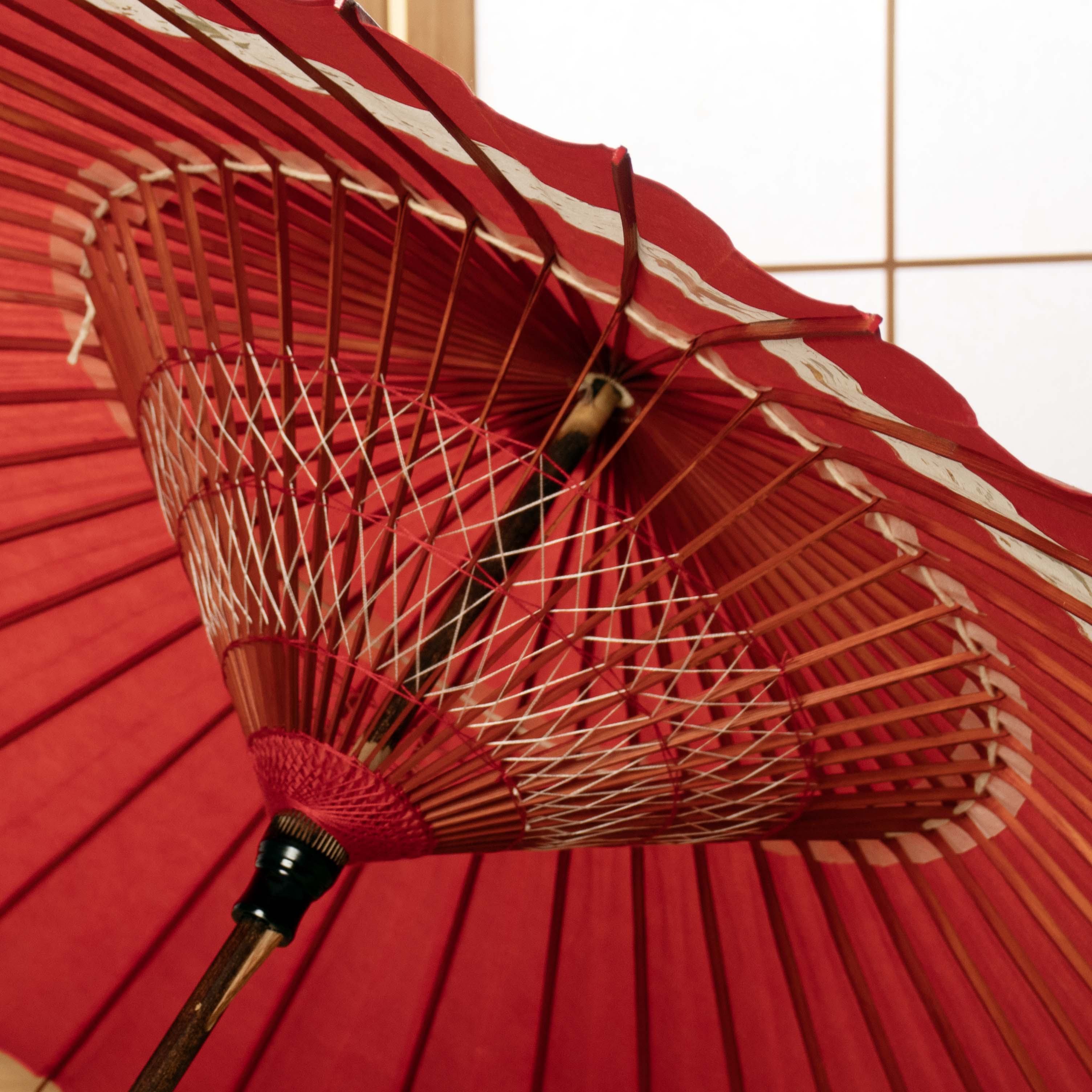 古典柄 巴『紅巴 - 透かし葉紅葉 -』