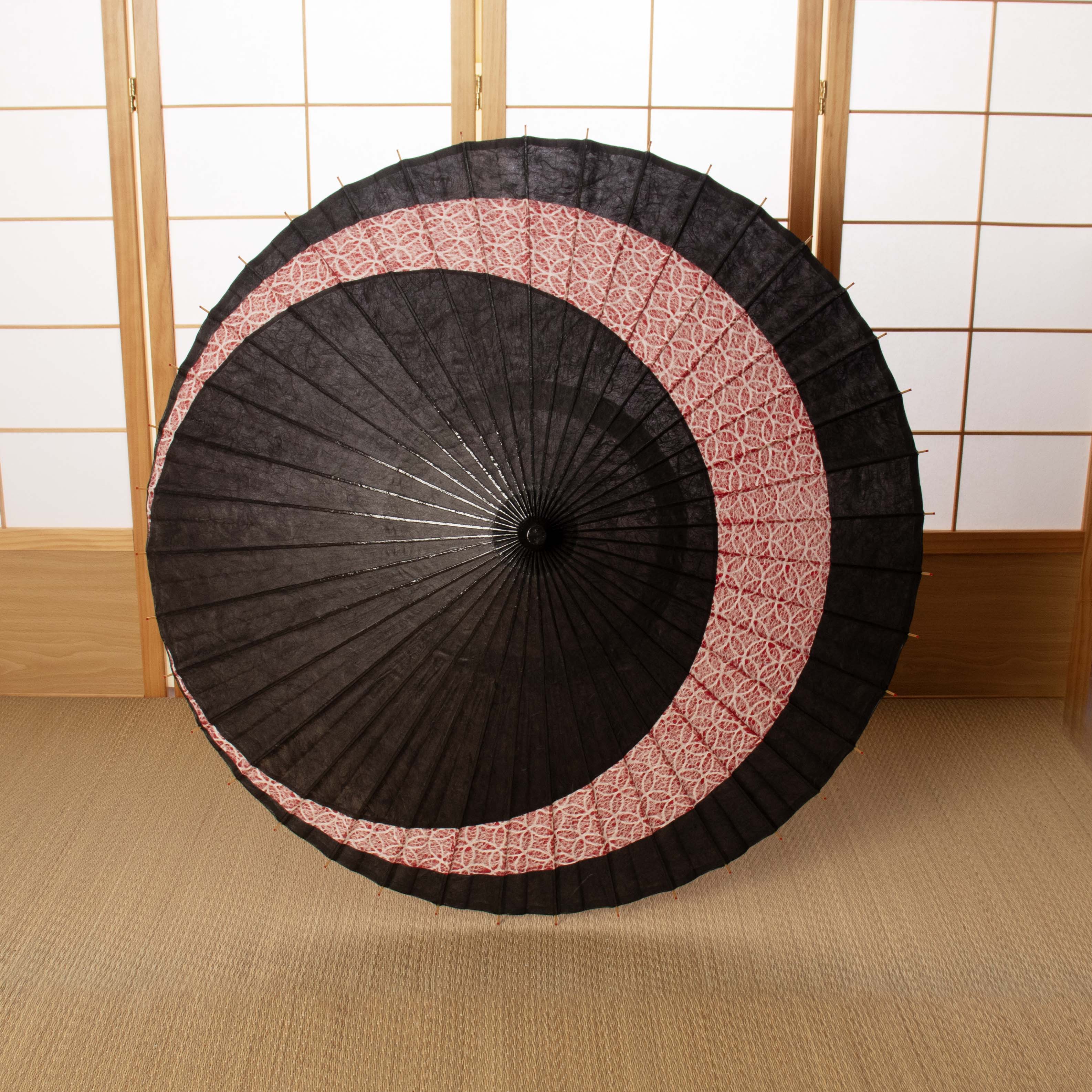 落水重ね『三日月奴』七宝紅紗