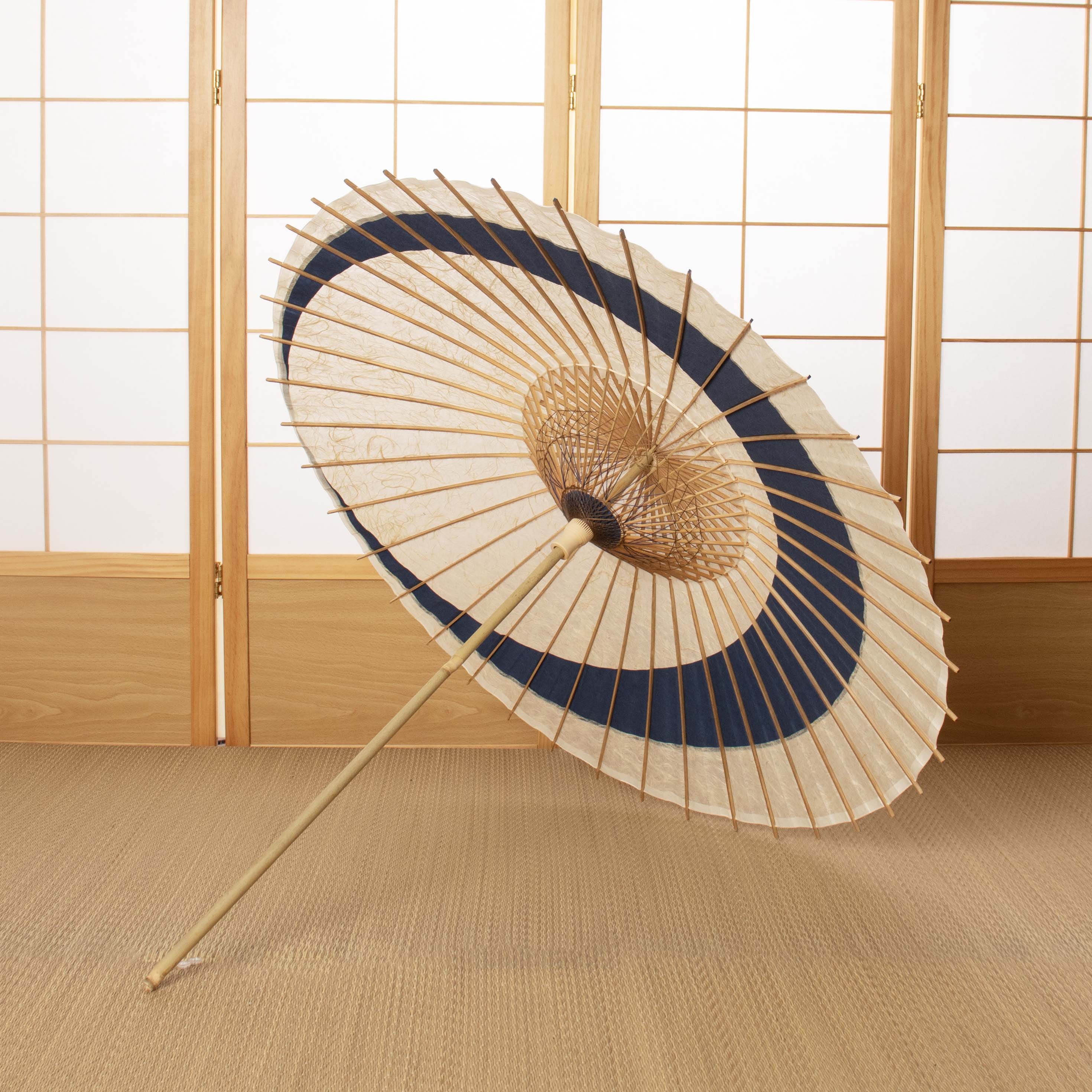 落水重ね 『三日月奴』青海波 藍紗