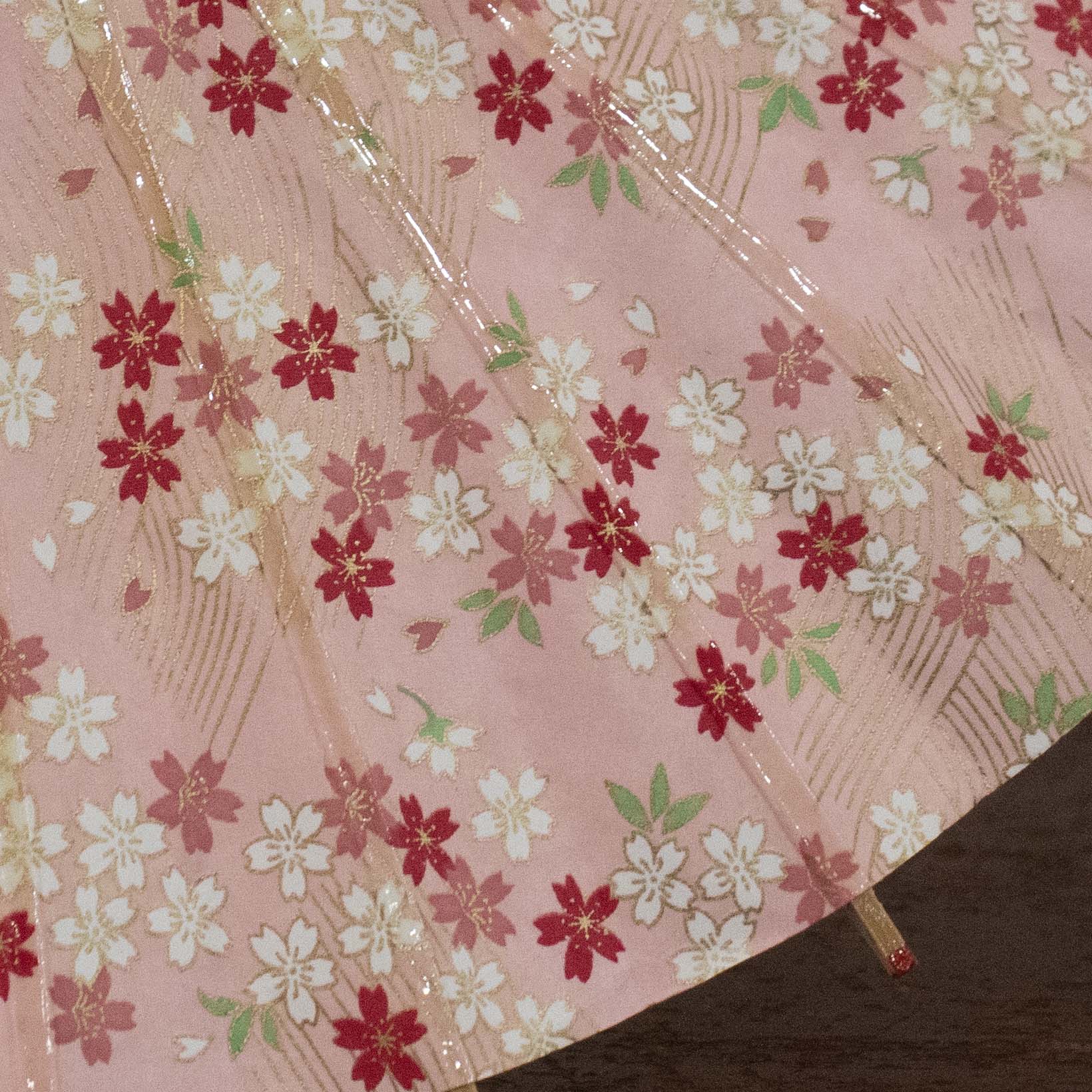 姫和傘 『川面に桜』ピンク