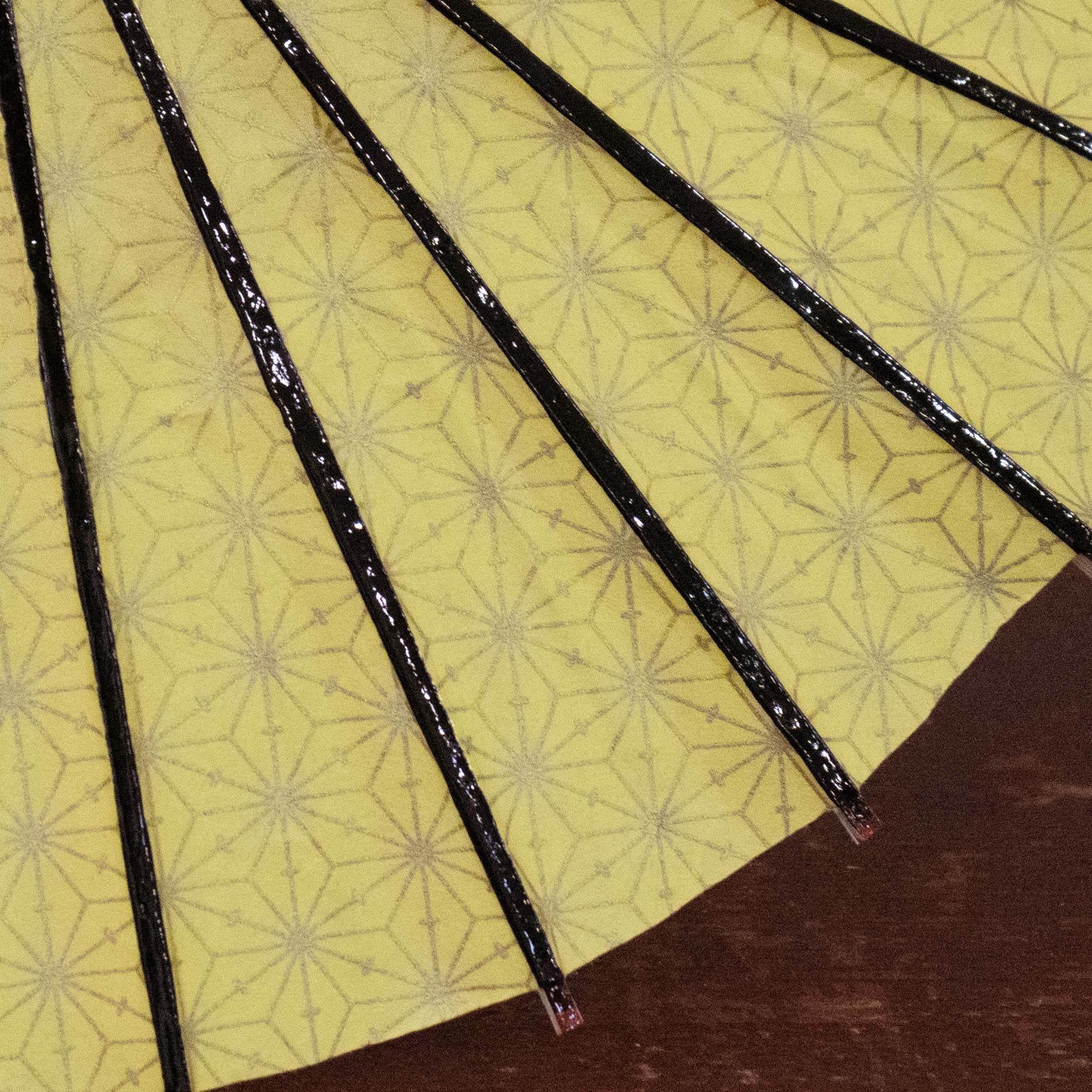 姫和傘 『麻の葉』 黄色