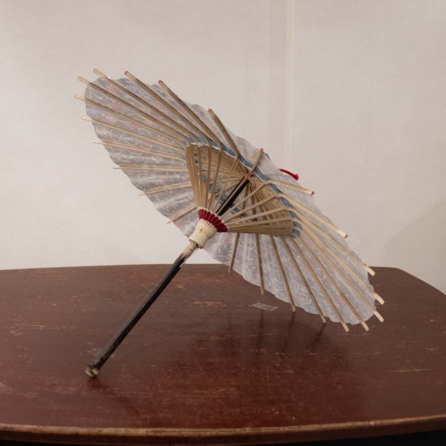 姫和傘 大寸『華かんざし 蒼』