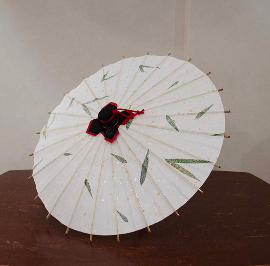 姫和傘 大寸『透かし笹の葉』