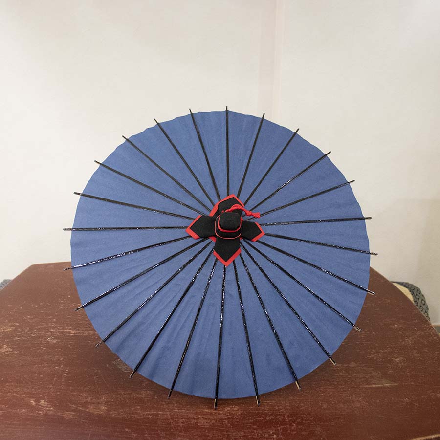 姫和傘 大寸『蒼』