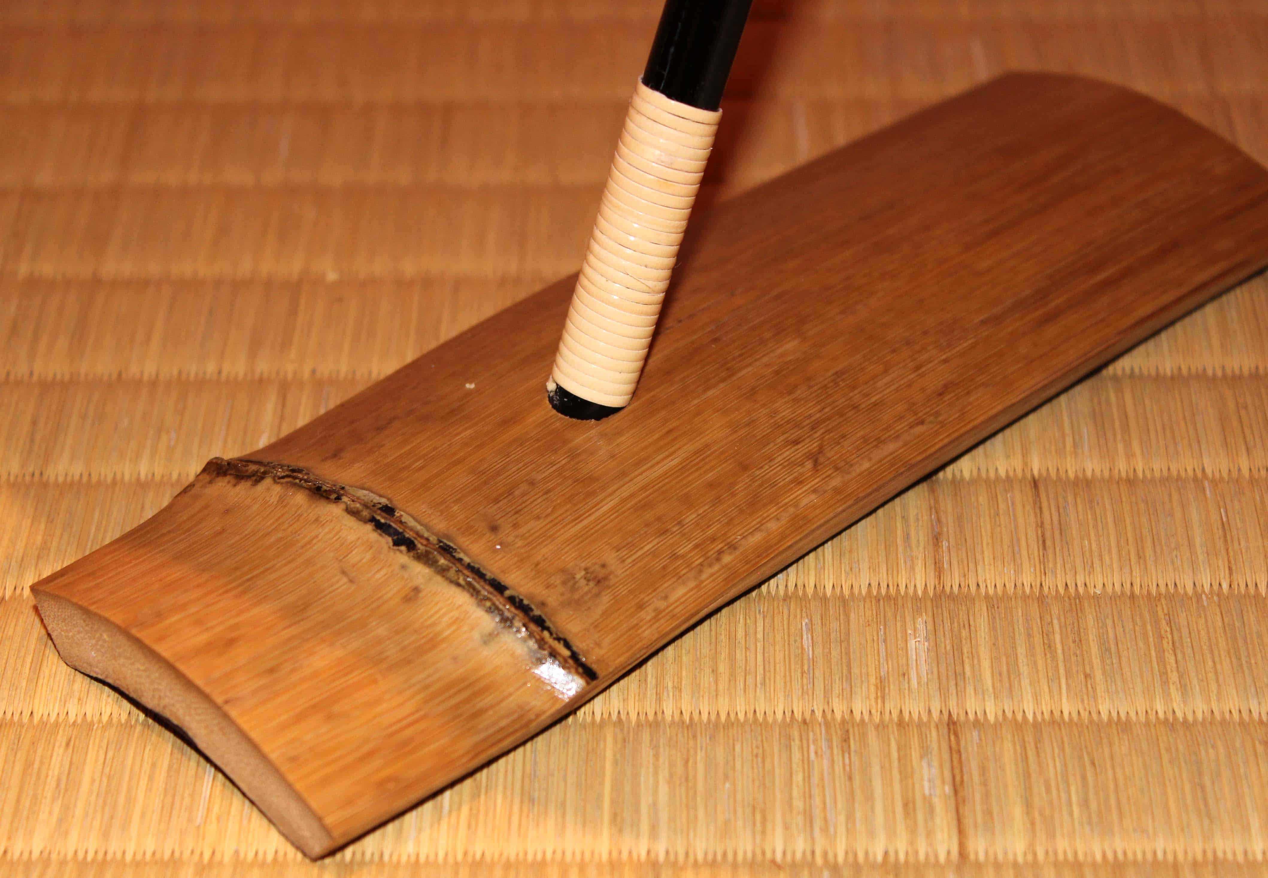 Himewa Umbrella Bell Sound/Red White Bamboo