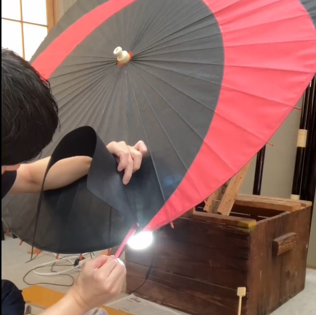 古典柄『和かさね』製作風景