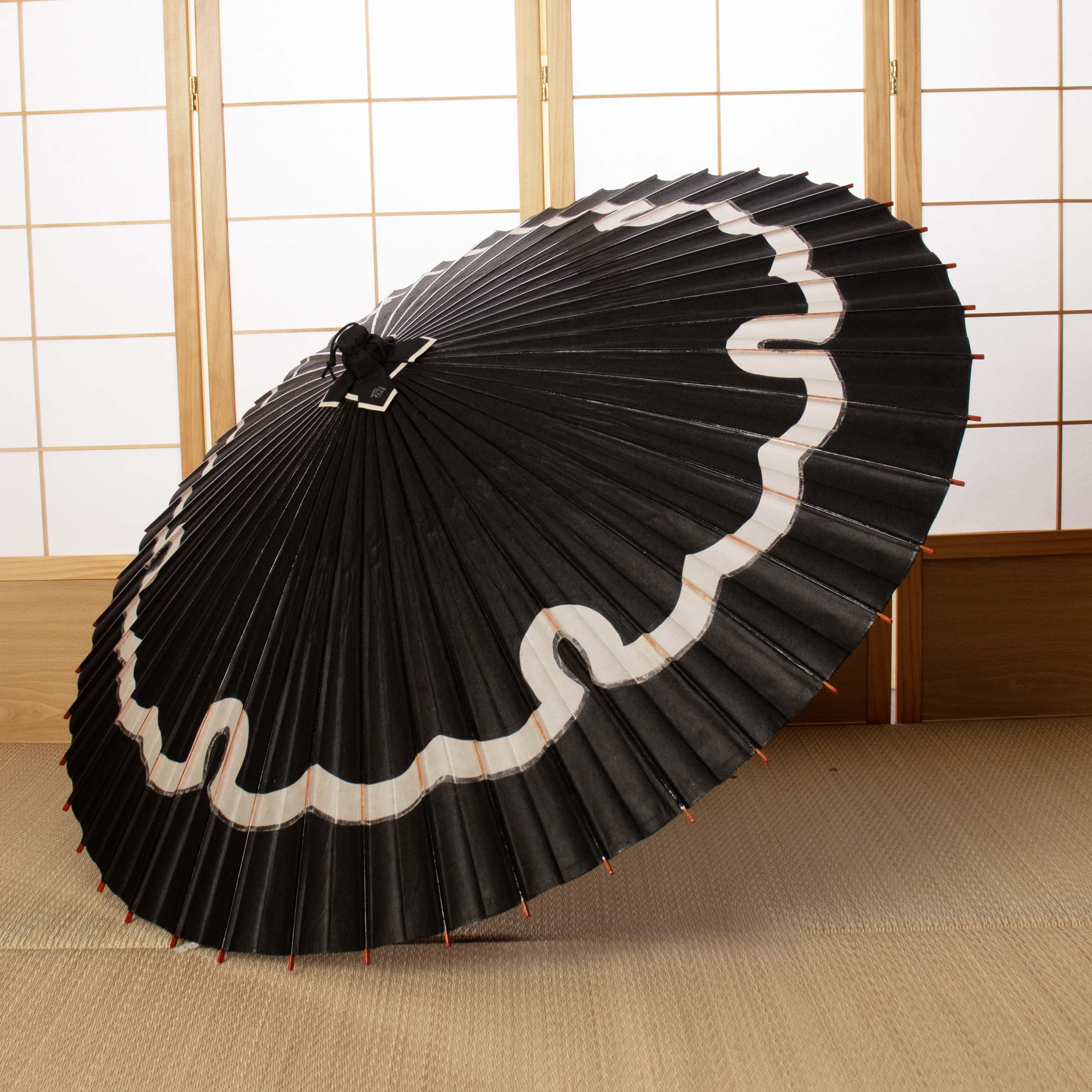 特選蛇の目 雪輪 『玄雪』