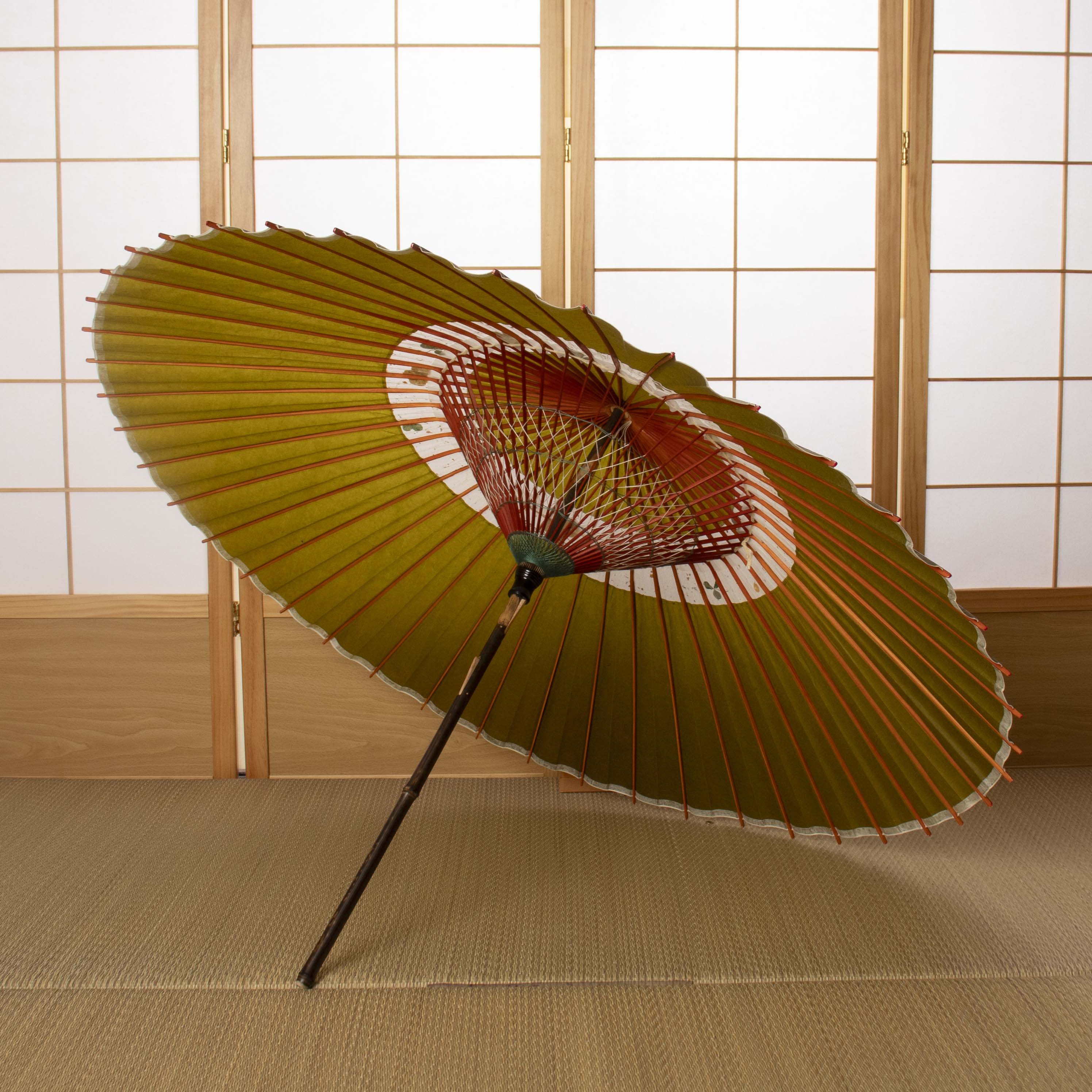 特選蛇の目柄 『若草にクローバー』