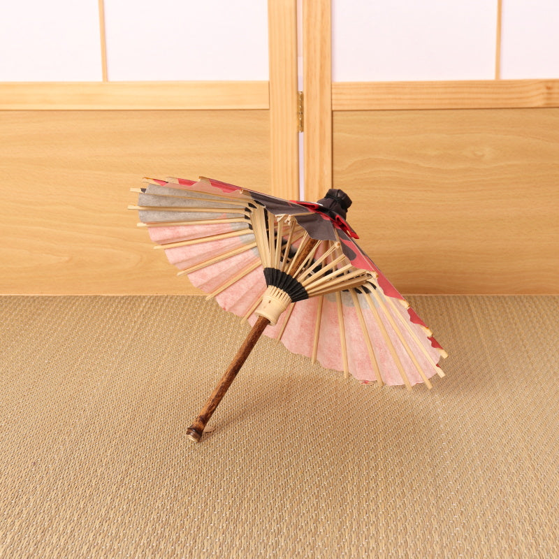 ディズニー/京都伝統工芸 姫和傘①ミッキー蛇の目柄