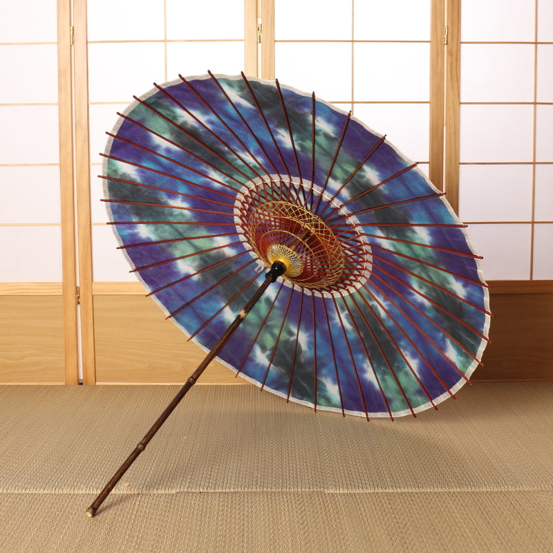 黒竹和日傘  ぼかし染め『紫陽花』