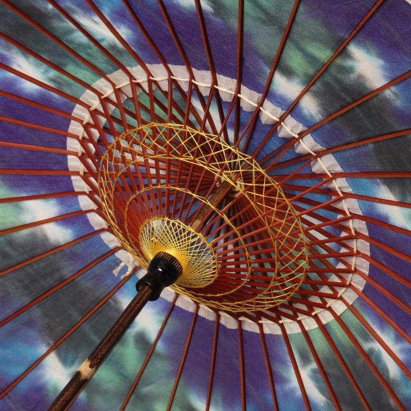 黒竹和日傘  ぼかし染め『紫陽花』