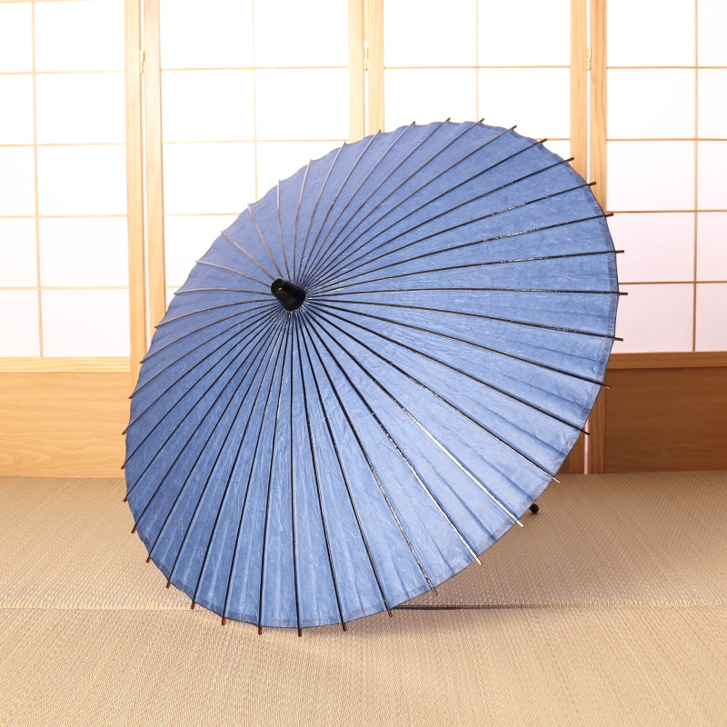 黒竹和日傘『縁』 雲竜紙 天色