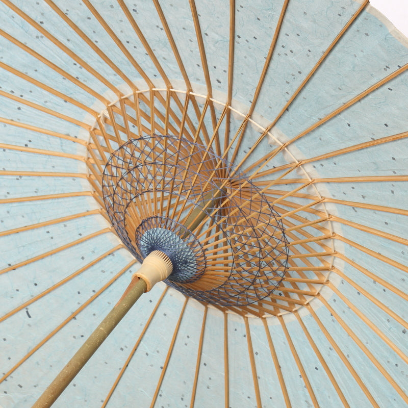 京都黒谷 特選日傘『雲龍/七夕入り 水色』