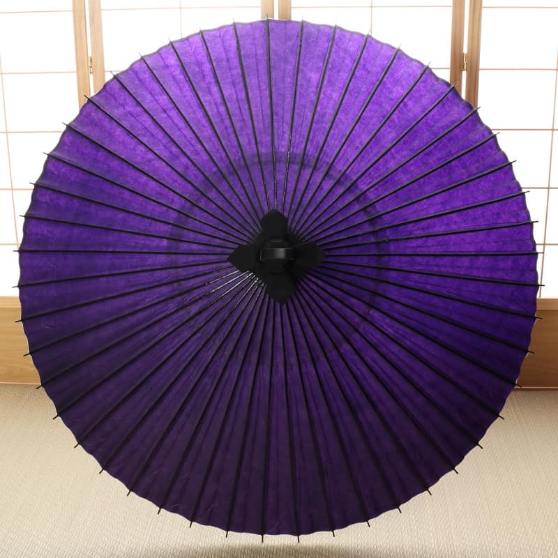 色番傘 江戸紫