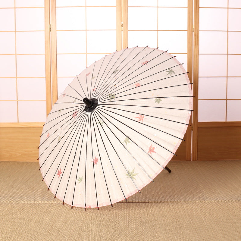 黒竹和日傘『透かし紅葉』