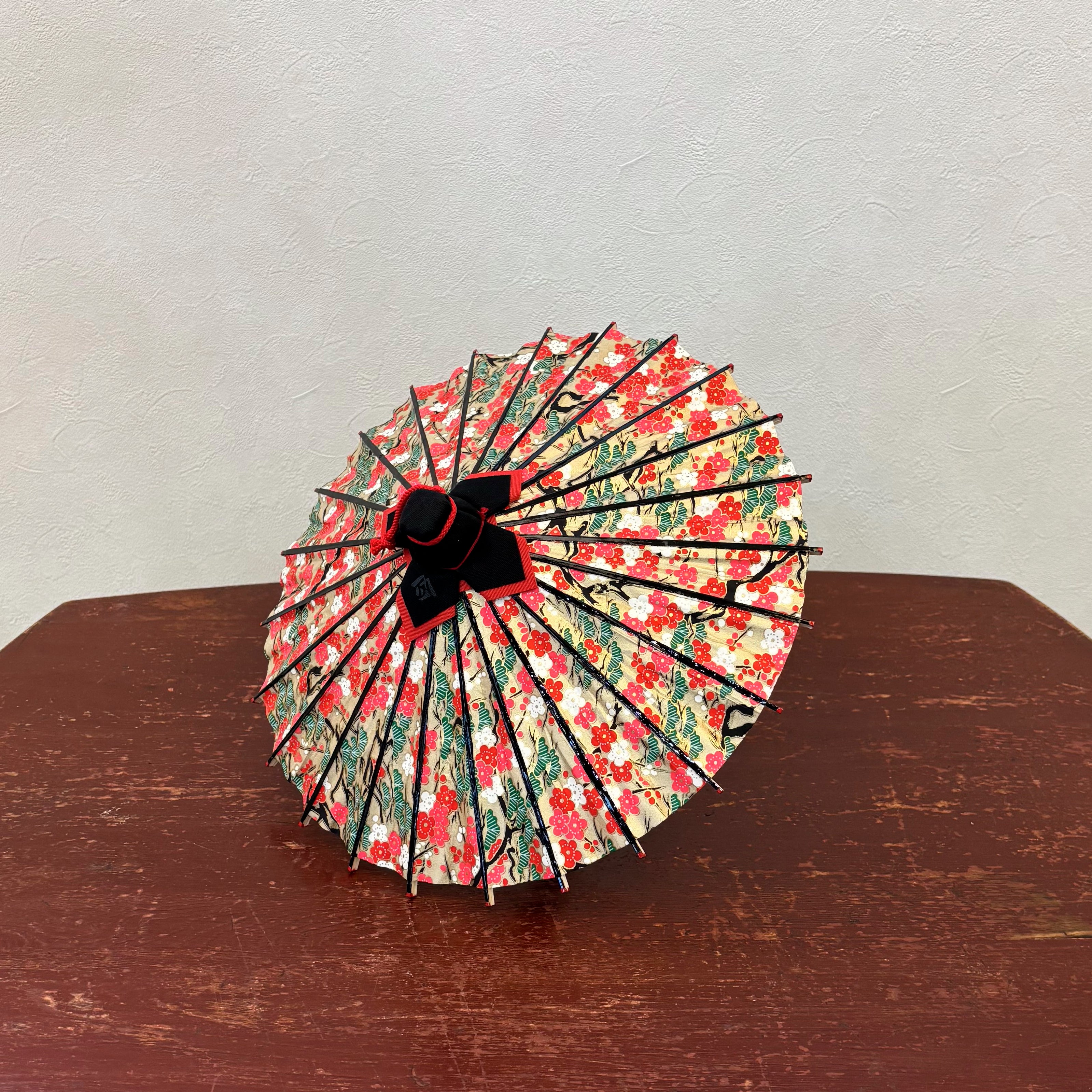 姫和傘 『梅林に松』