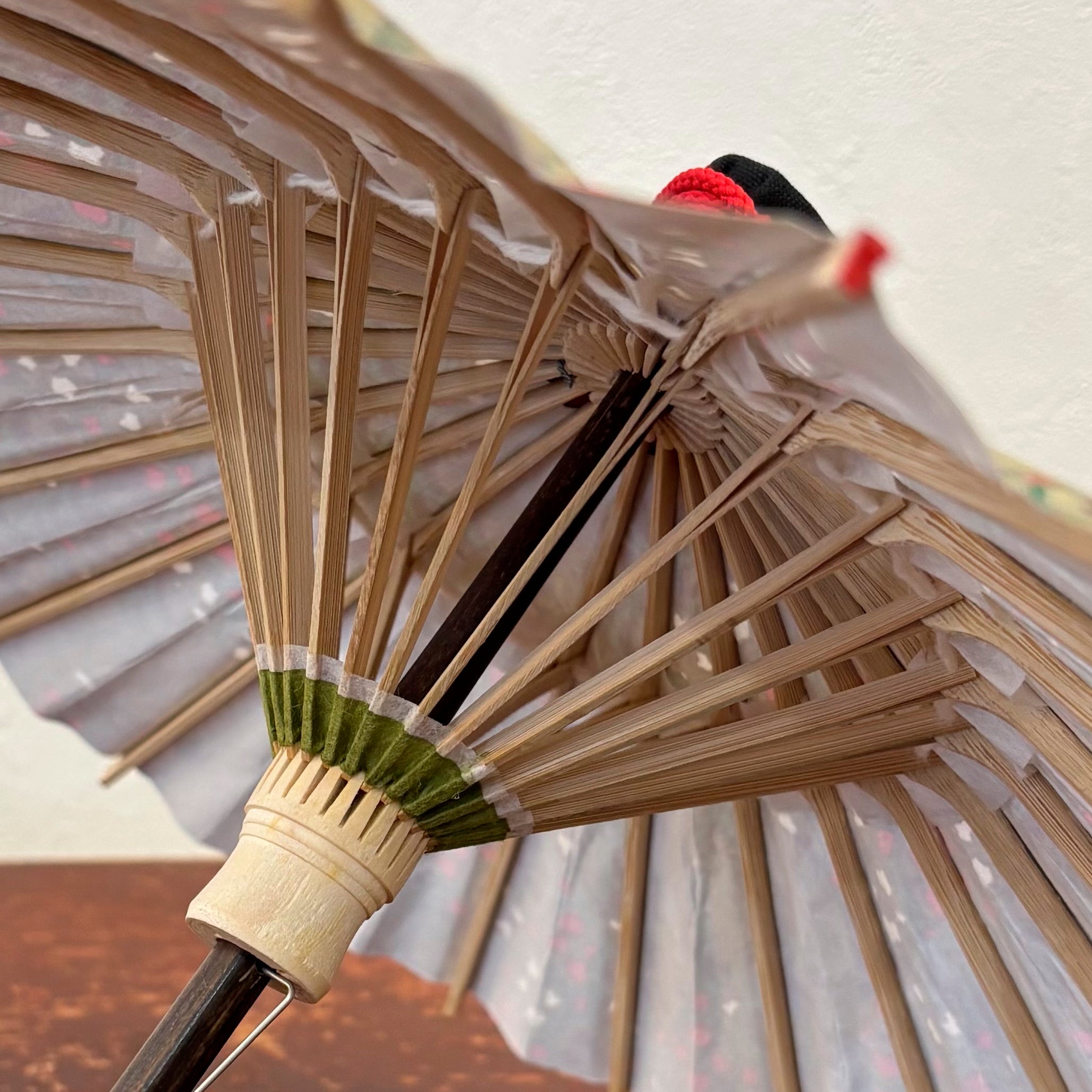 姫和傘 『金彩/六方に松』