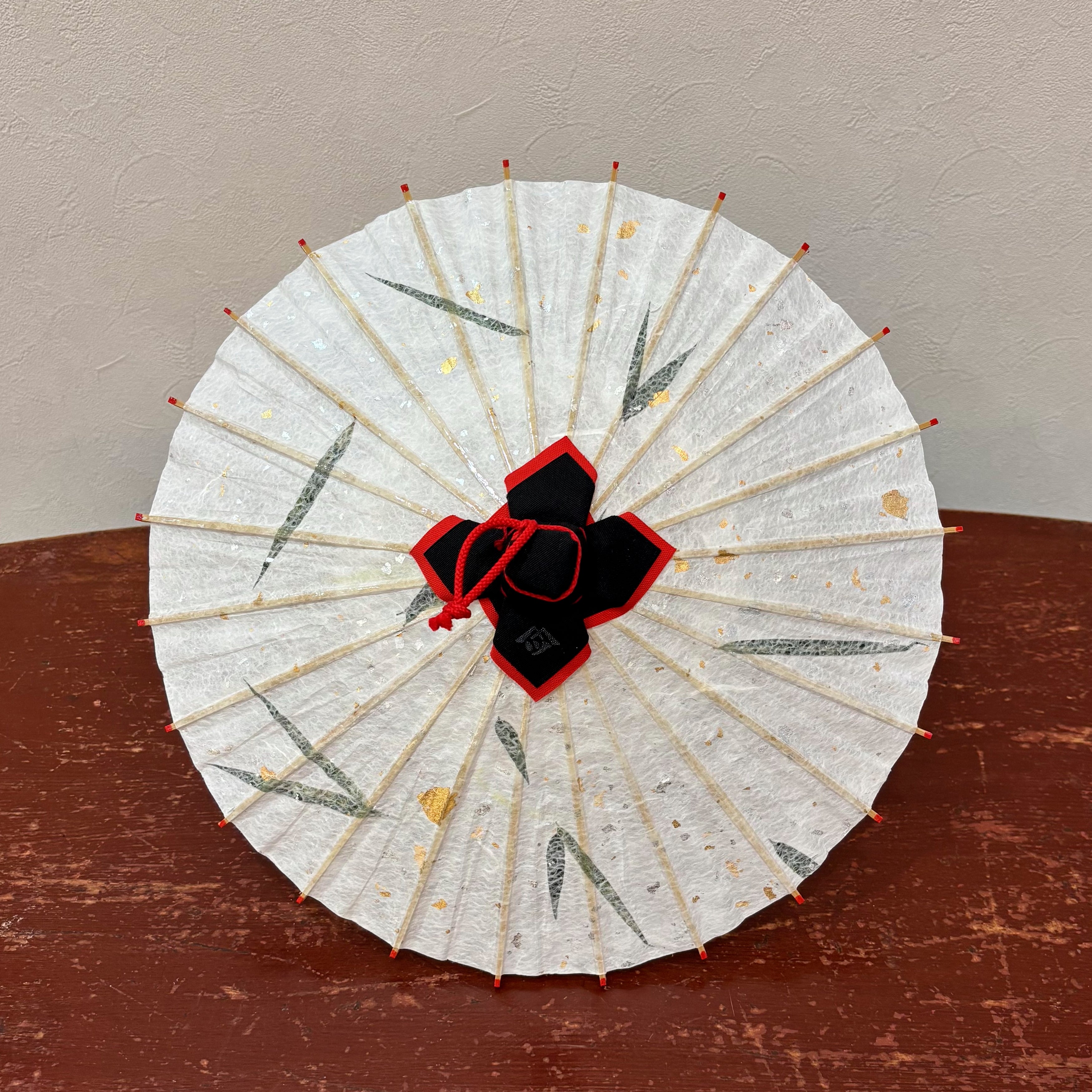 姫和傘 『葉入り/笹』クリア漆