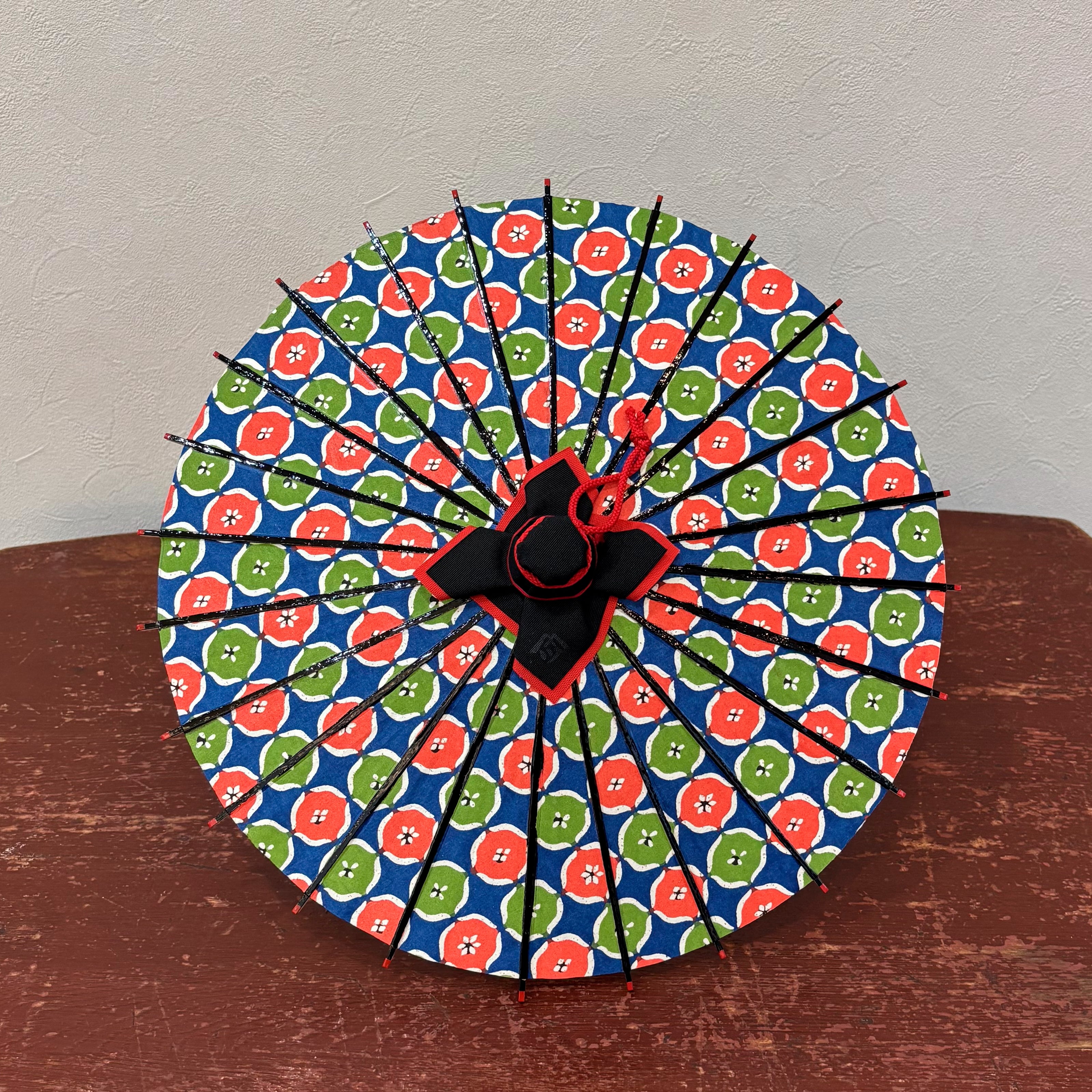 Himewa Umbrella Bell Sound/Red White Bamboo